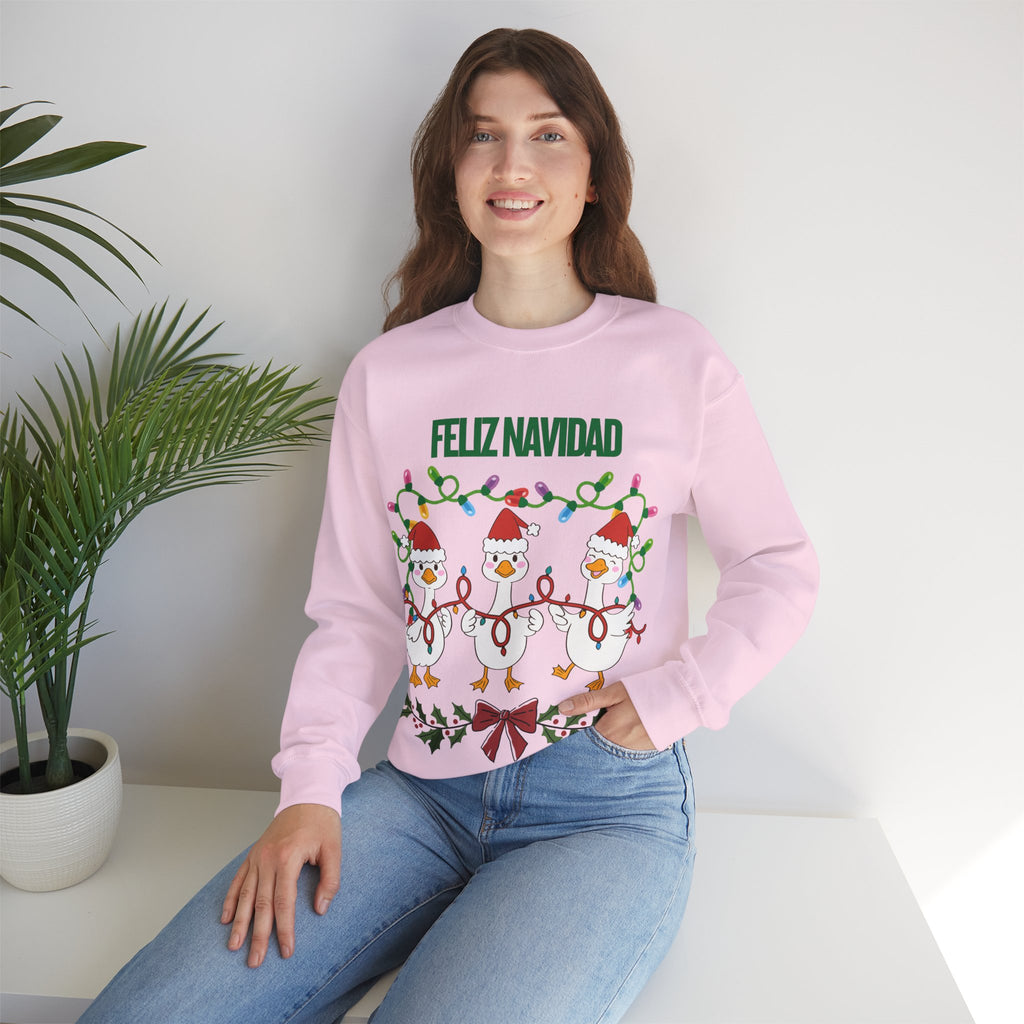 Festive Holiday Sweatshirt - Merry Christmas Crewneck, Cozy Winter Apparel, Ugly Sweater Alternative, Gift Idea for Her and Him