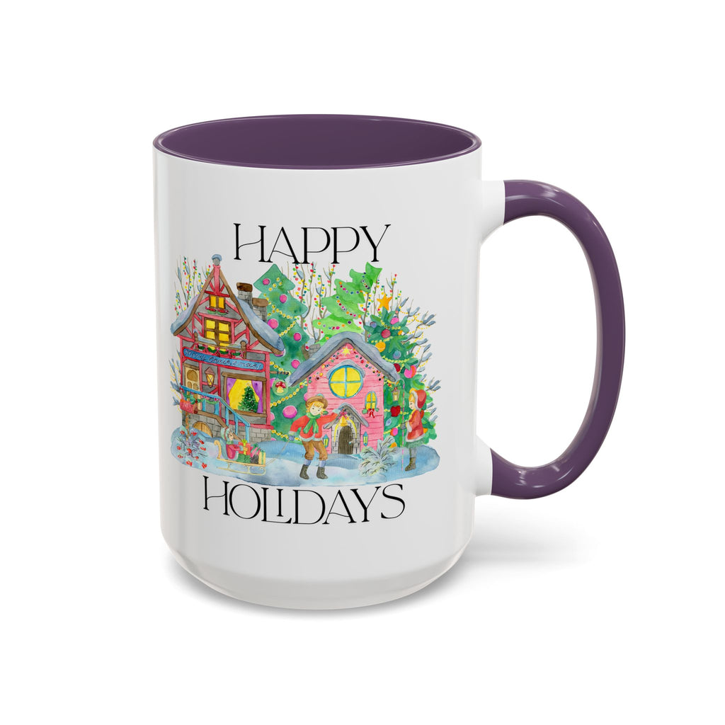 Festive Holiday Coffee Mug - Perfect Gift for Christmas, Winter Decor, Cozy Home Vibe, Holiday Gatherings, Cheerful Sips