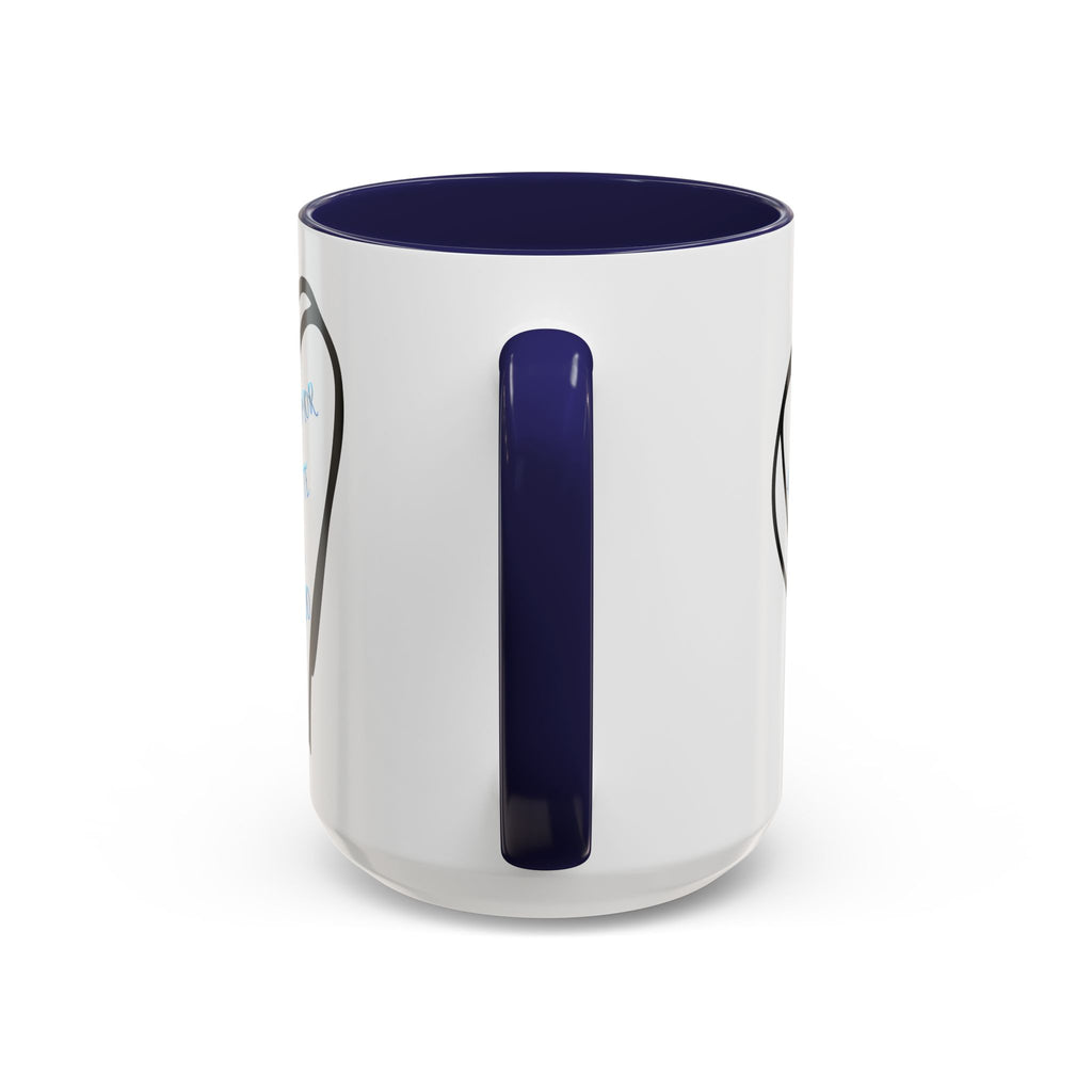 Coffee Mug - Hand-Drawn Heart with Spanish 'Por Amor Te He Amado' Accent