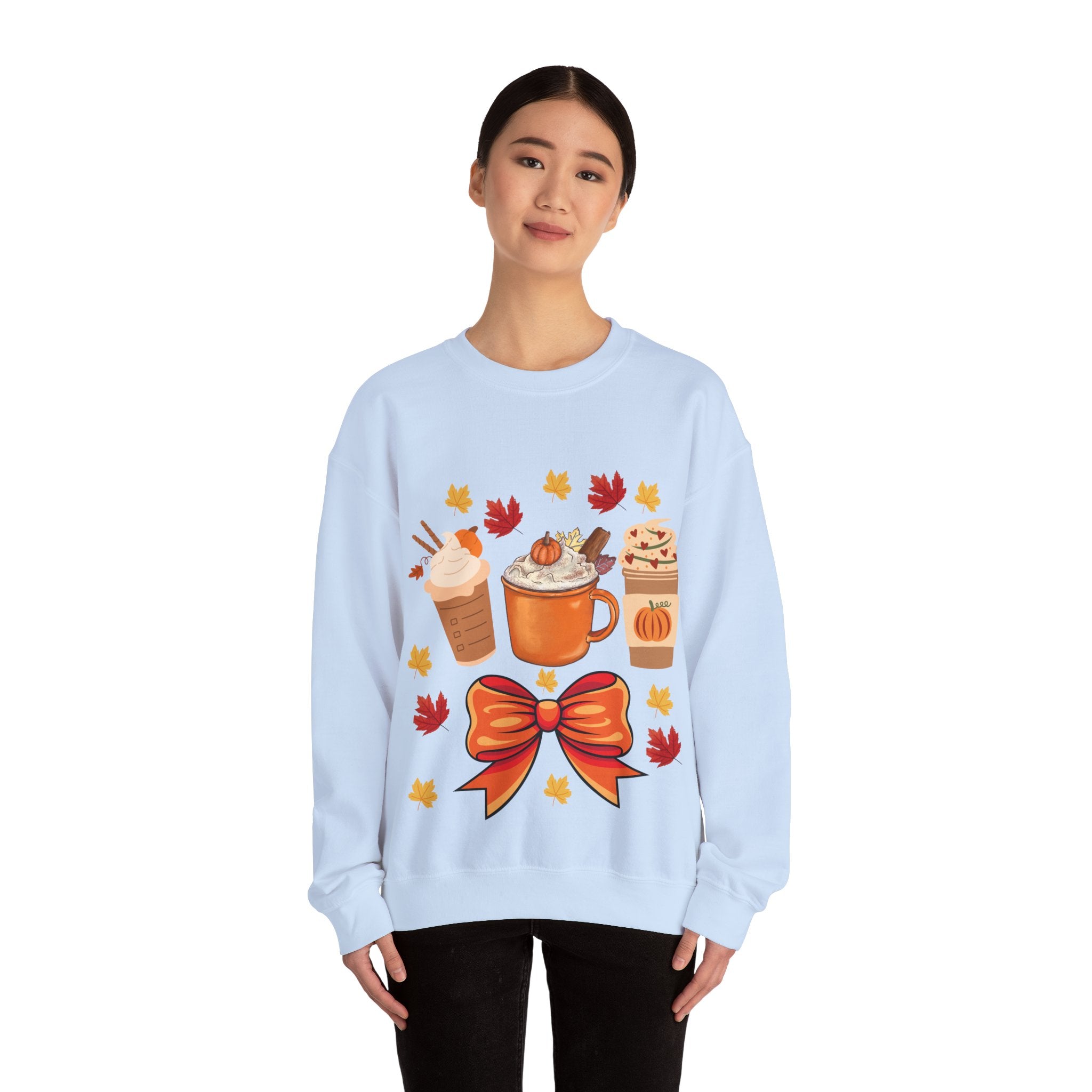 Autumn Vibes Sweatshirt, Cozy Crewneck for Fall, Pumpkin Spice Sweatshirt, Cute Gift for Thanksgiving, Warm Fashion Statement