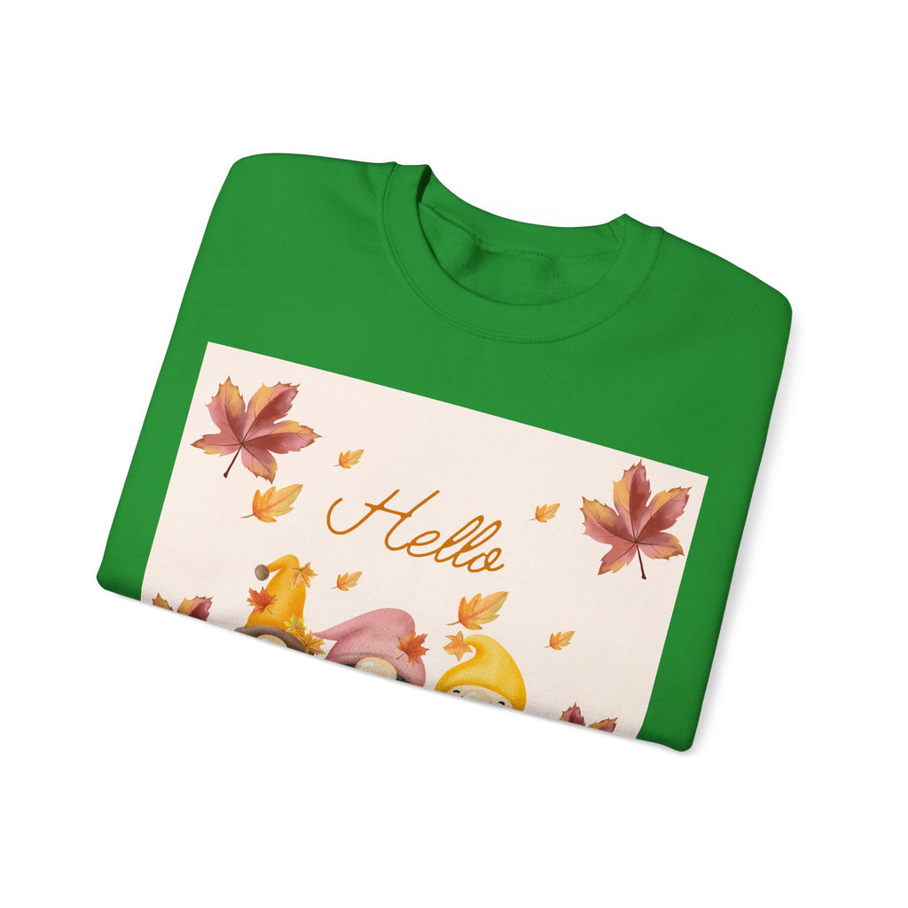 Hello Sunshine Fall Crewneck Sweatshirt, Cozy Autumn Apparel, Unisex Sweatshirt, Perfect for Thanksgiving, Gift for Nature Lovers