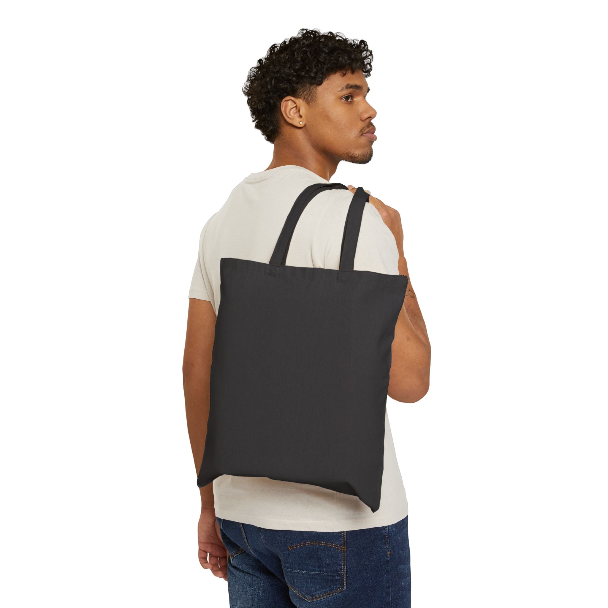 Autumn Floral Cotton Canvas Tote Bag, Eco-Friendly Shopping Bag, Fall Gift, Reusable Grocery Bag, Casual Tote for Every Occasion