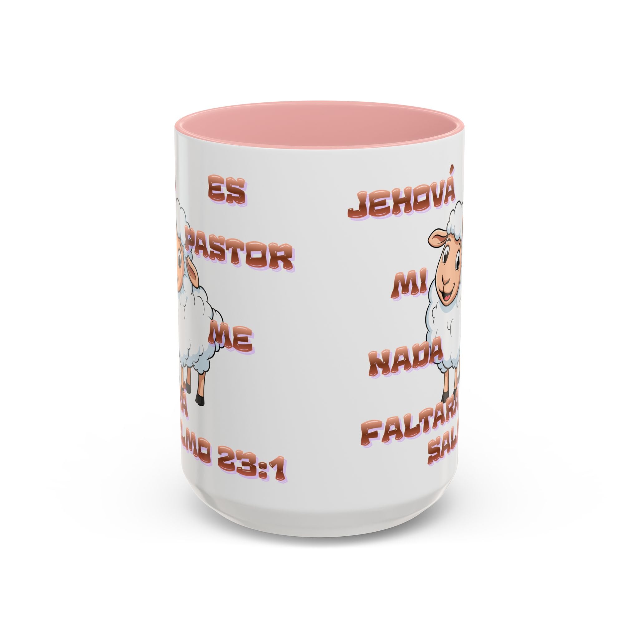 Jehová Es Mi Pastor Coffee Mug — Salmo 23:1 Spanish Christian Accent Mug
