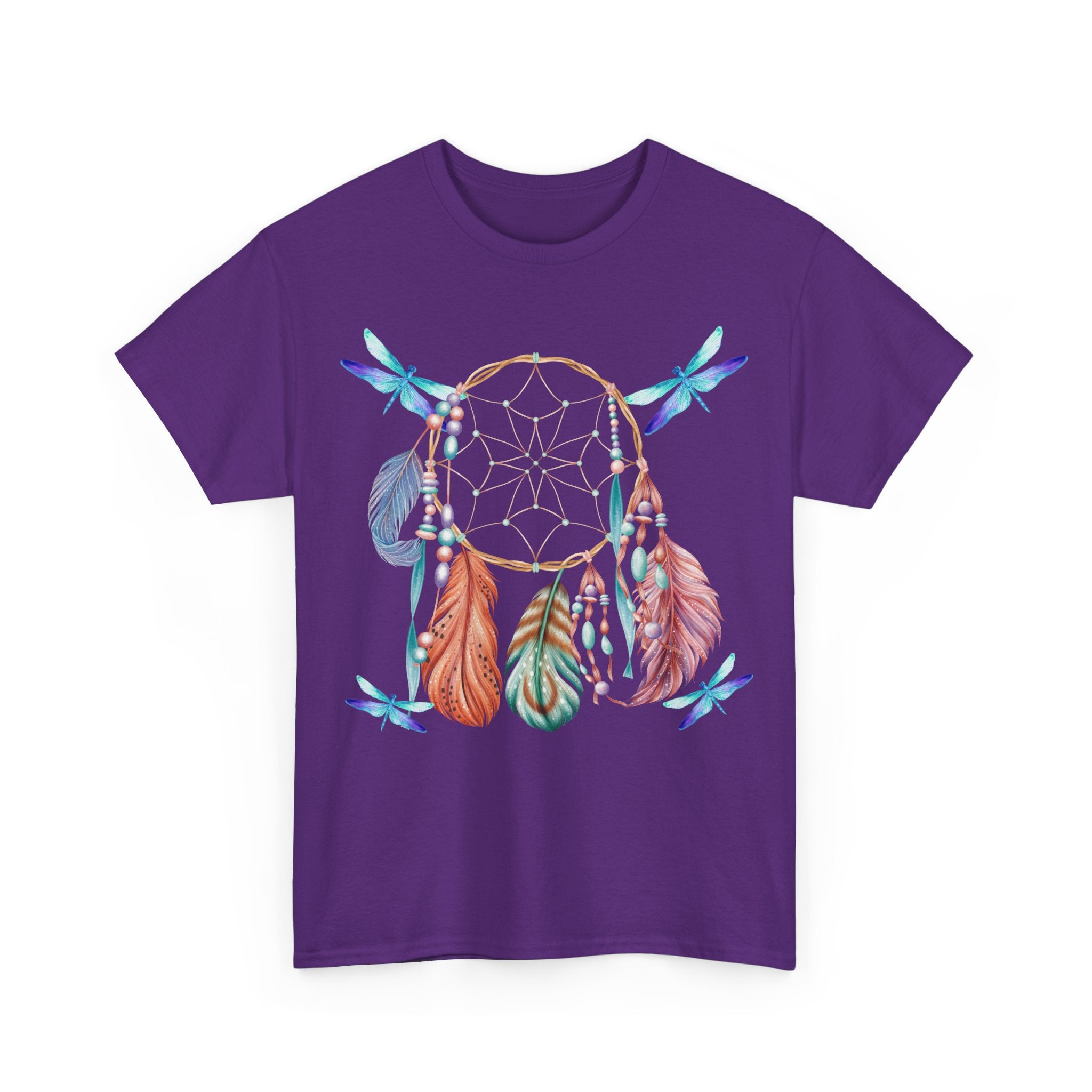 Dreamcatcher Feather T-Shirt — Boho Tribal Feather Graphic Tee