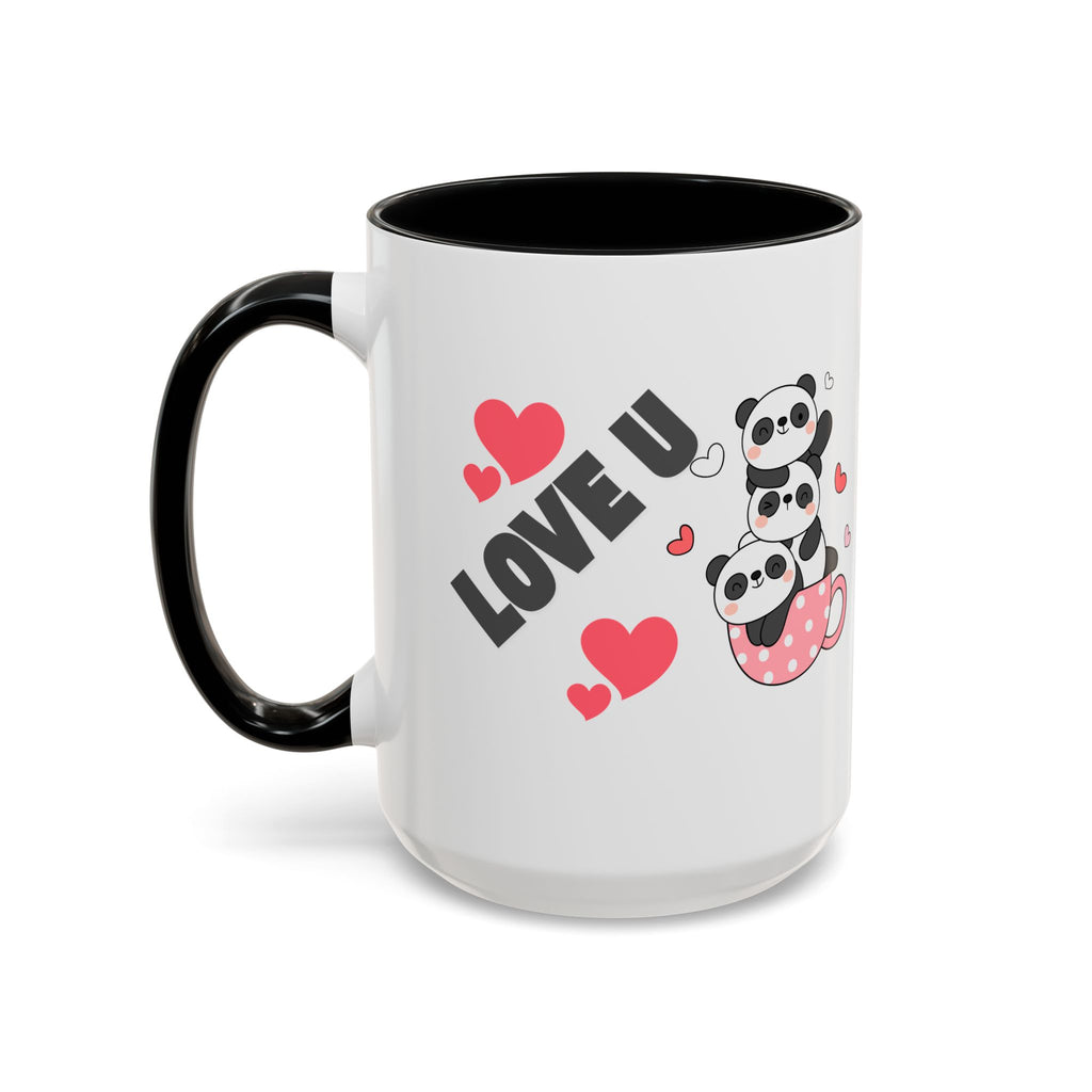 Adorable Panda Love Coffee Mug - Perfect Gift for Couples, Birthdays, Valentine's Day, Cute Kitchen Decor