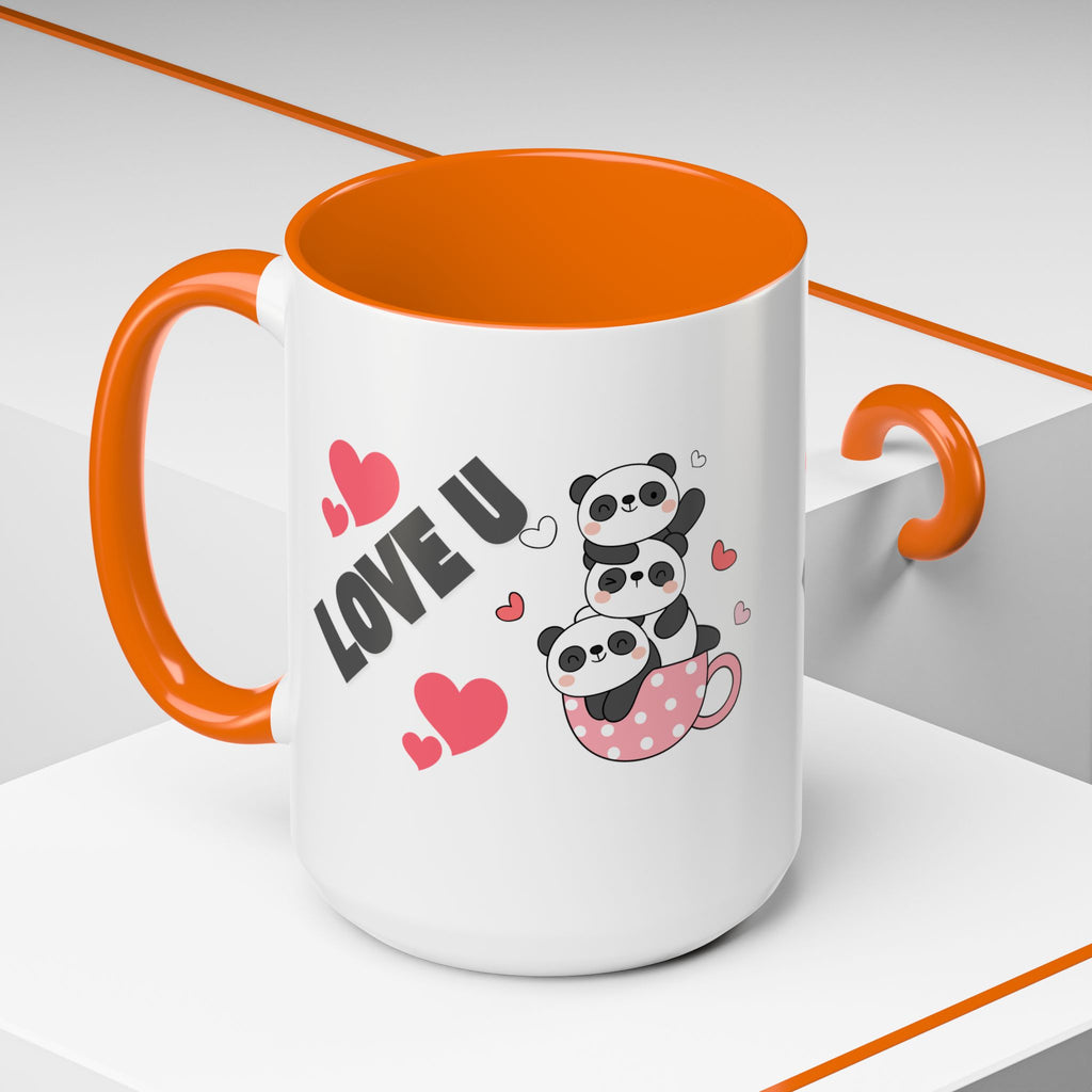 Adorable Panda Love Coffee Mug - Perfect Gift for Couples, Birthdays, Valentine's Day, Cute Kitchen Decor