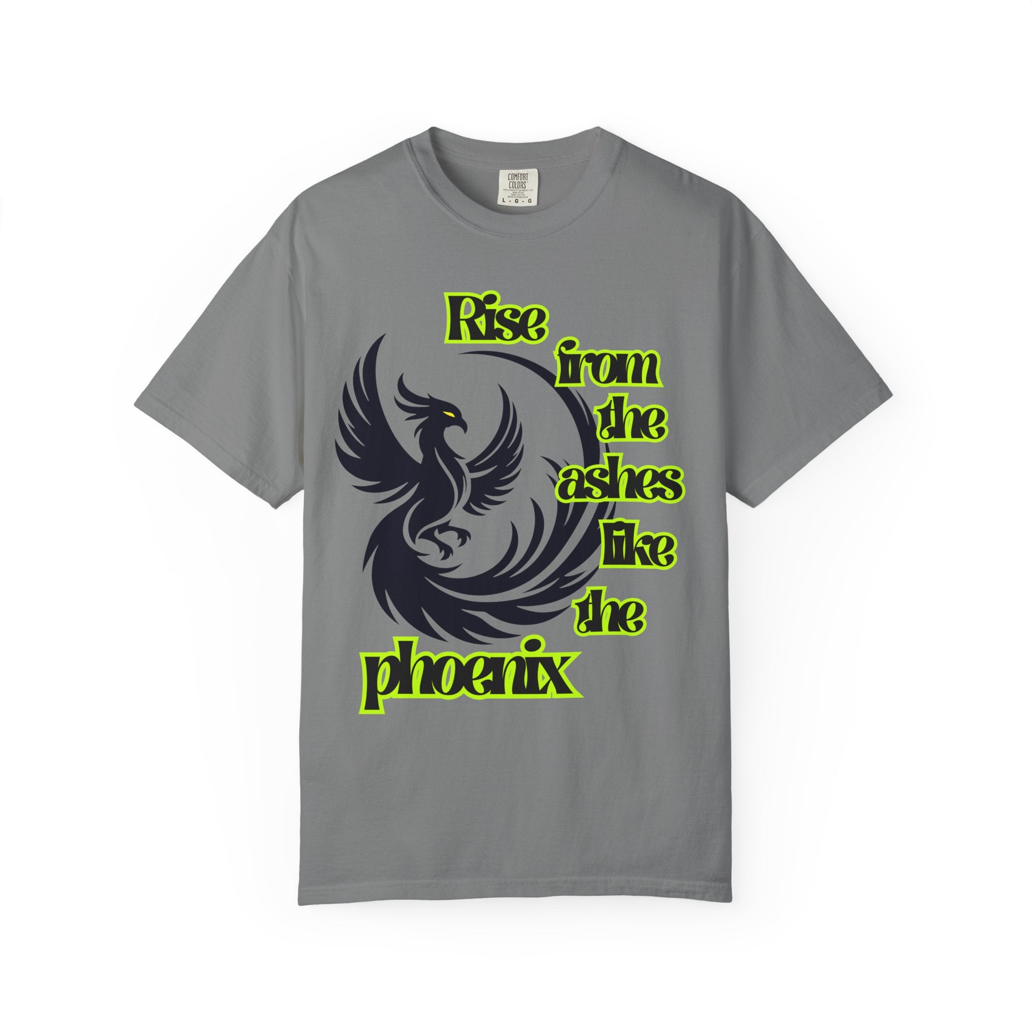 Phoenix Graphic Unisex T-shirt - Empowering 'Rise from the ashes like the phoenix' Design, Casual Wear, Gift for Resilience, [...]