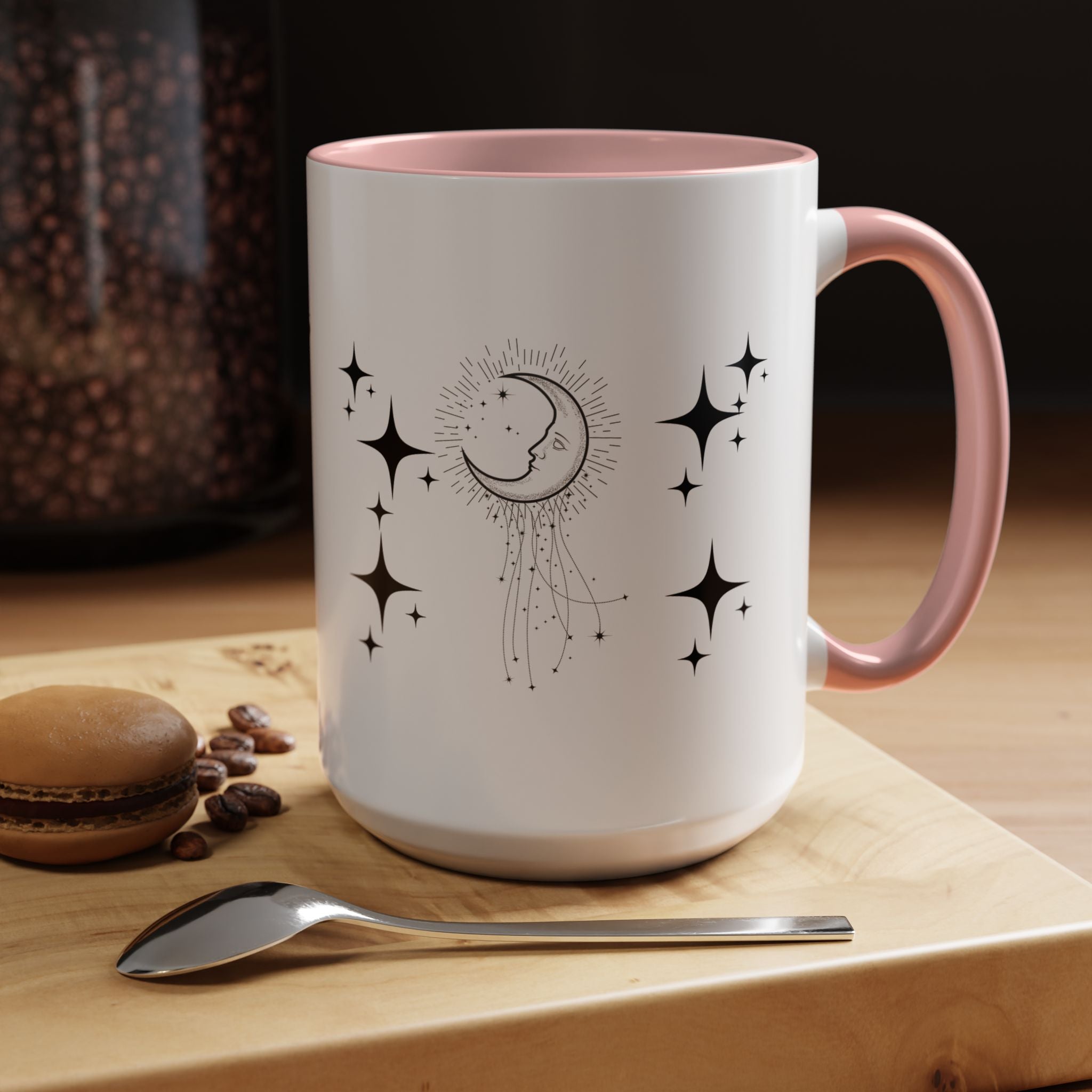 Celestial Dreamer Coffee Mug - Inspirational Gift, Moon and Star Design, Cosmic Vibe, Perfect for Home, Office, Astrophysics Lovers, [...]