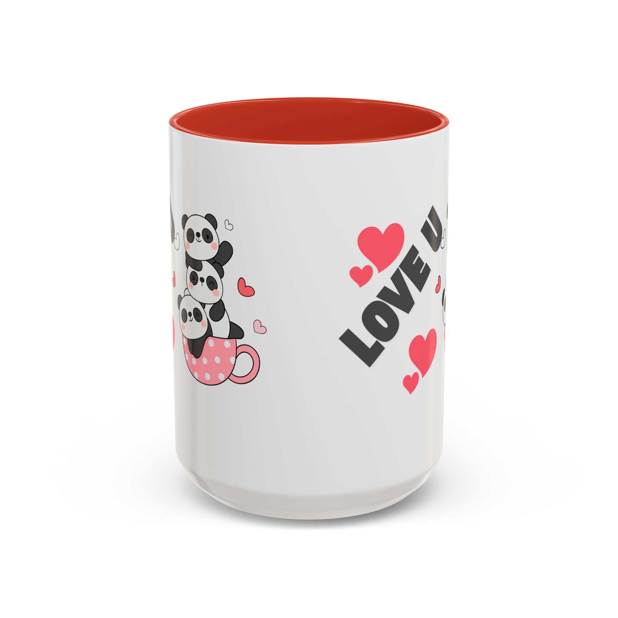 Adorable Panda Love Coffee Mug - Perfect Gift for Couples, Birthdays, Valentine's Day, Cute Kitchen Decor