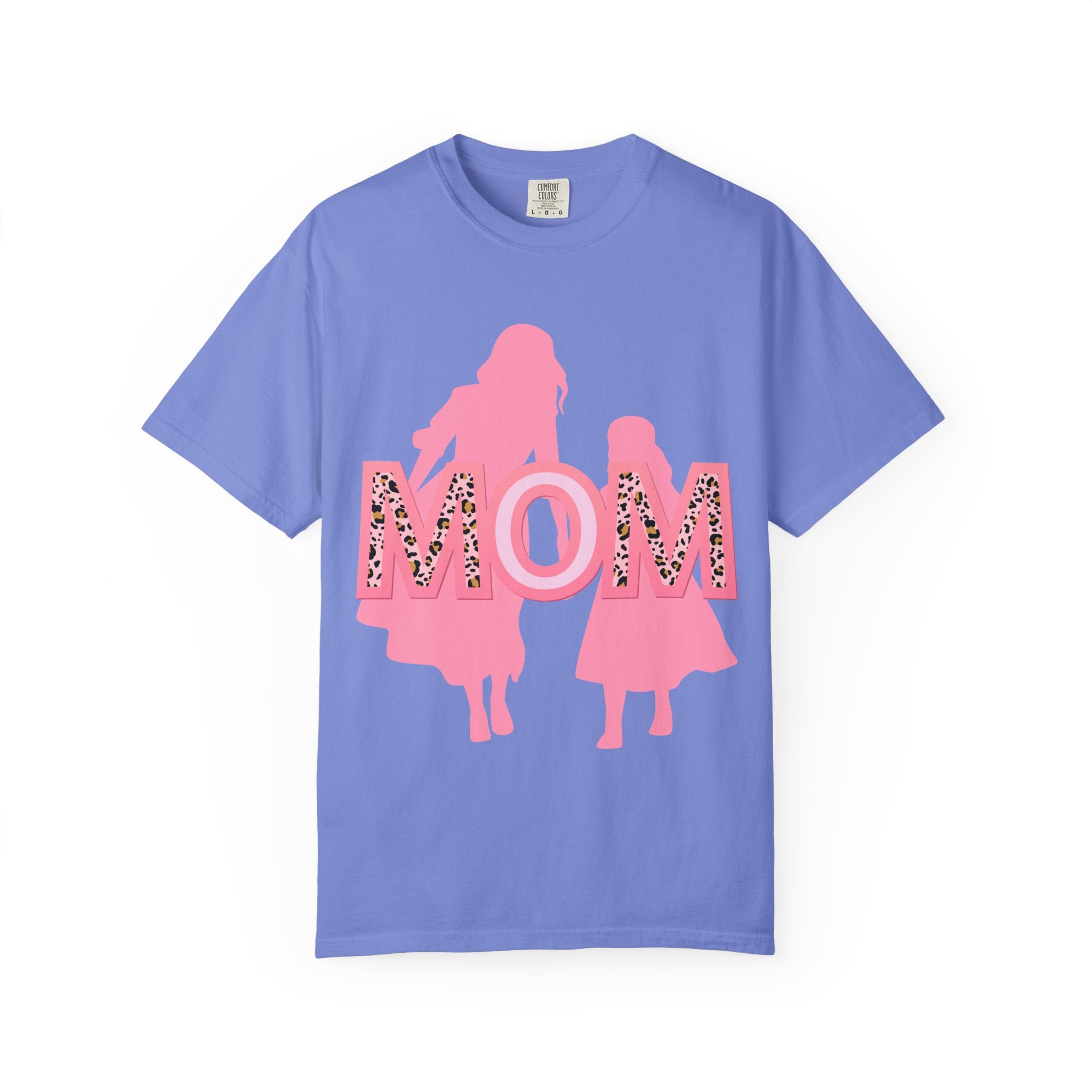Mom & Me Garment-Dyed T-shirt, Cute Matching Tees, Mother's Day Gift, Family Outing Shirt, Mommy Daughter Outfit, Trendy Casual Wear