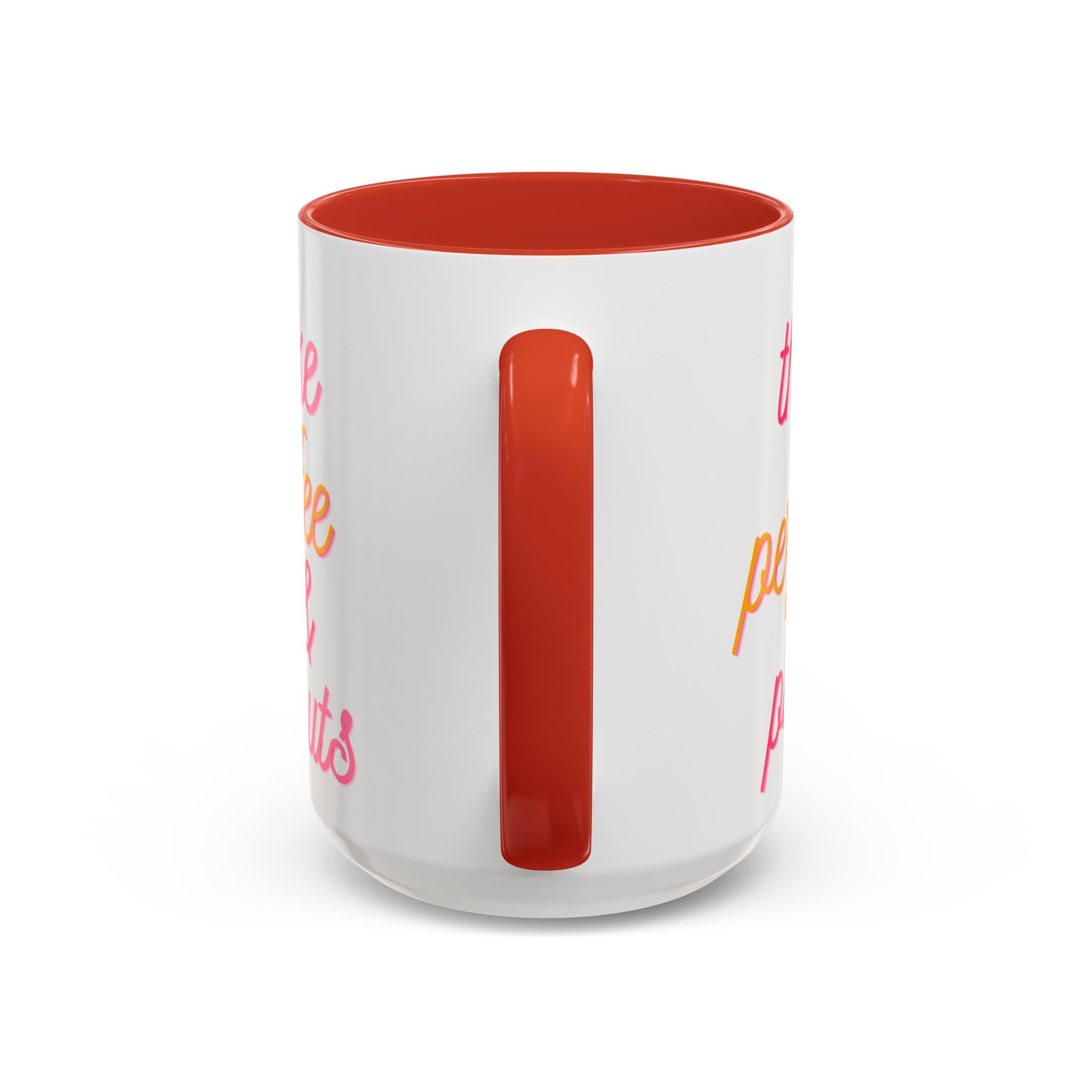 Like Coffee & Donuts Accent Coffee Mug — Cute Donut & Coffee Cup Design (11/15oz)