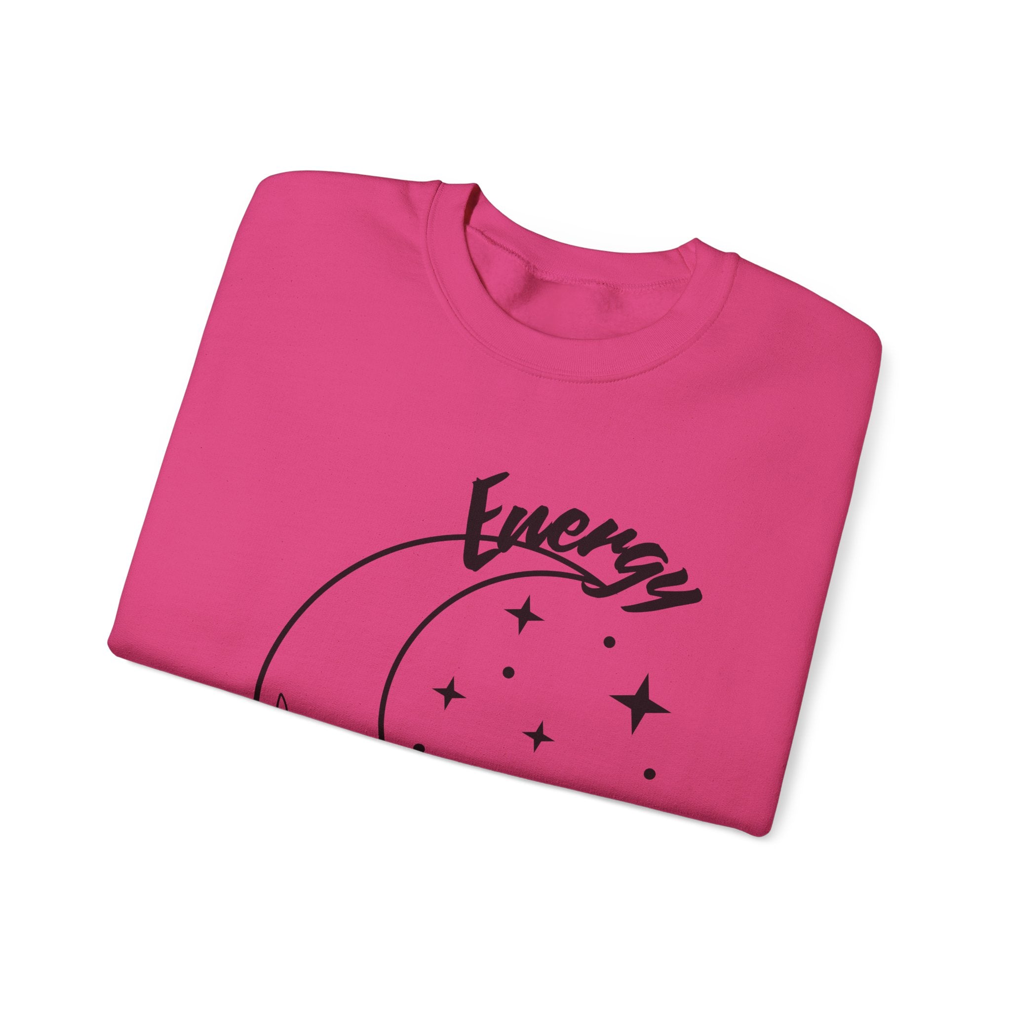 Celestial Energy Sweatshirt, Moon and Flowers Crewneck, Cozy Unisex Top, Astrology Gift, Spiritual Apparel, Birthday Gift, Everyday Wear