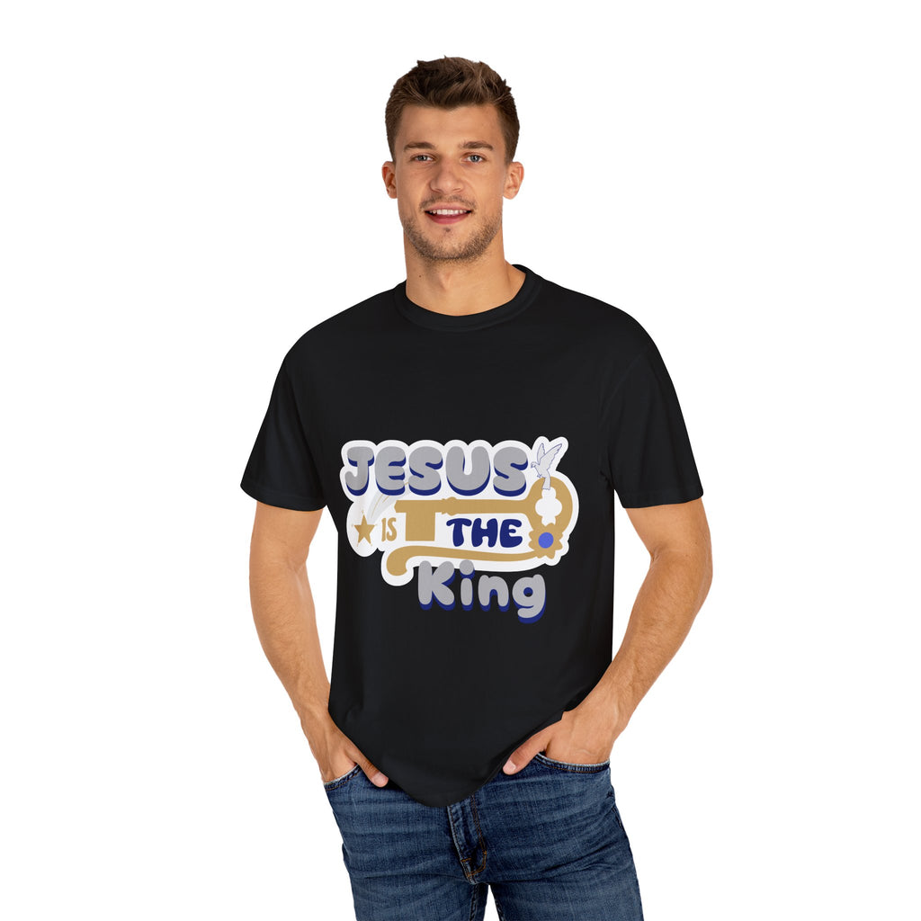 Jesus Is The King T-Shirt — Retro Christian Faith Tee