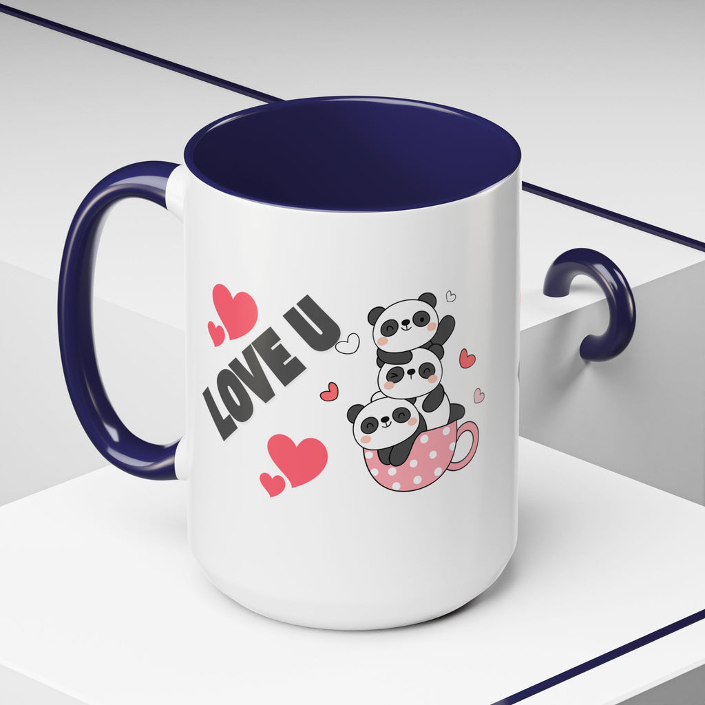 Adorable Panda Love Coffee Mug - Perfect Gift for Couples, Birthdays, Valentine's Day, Cute Kitchen Decor