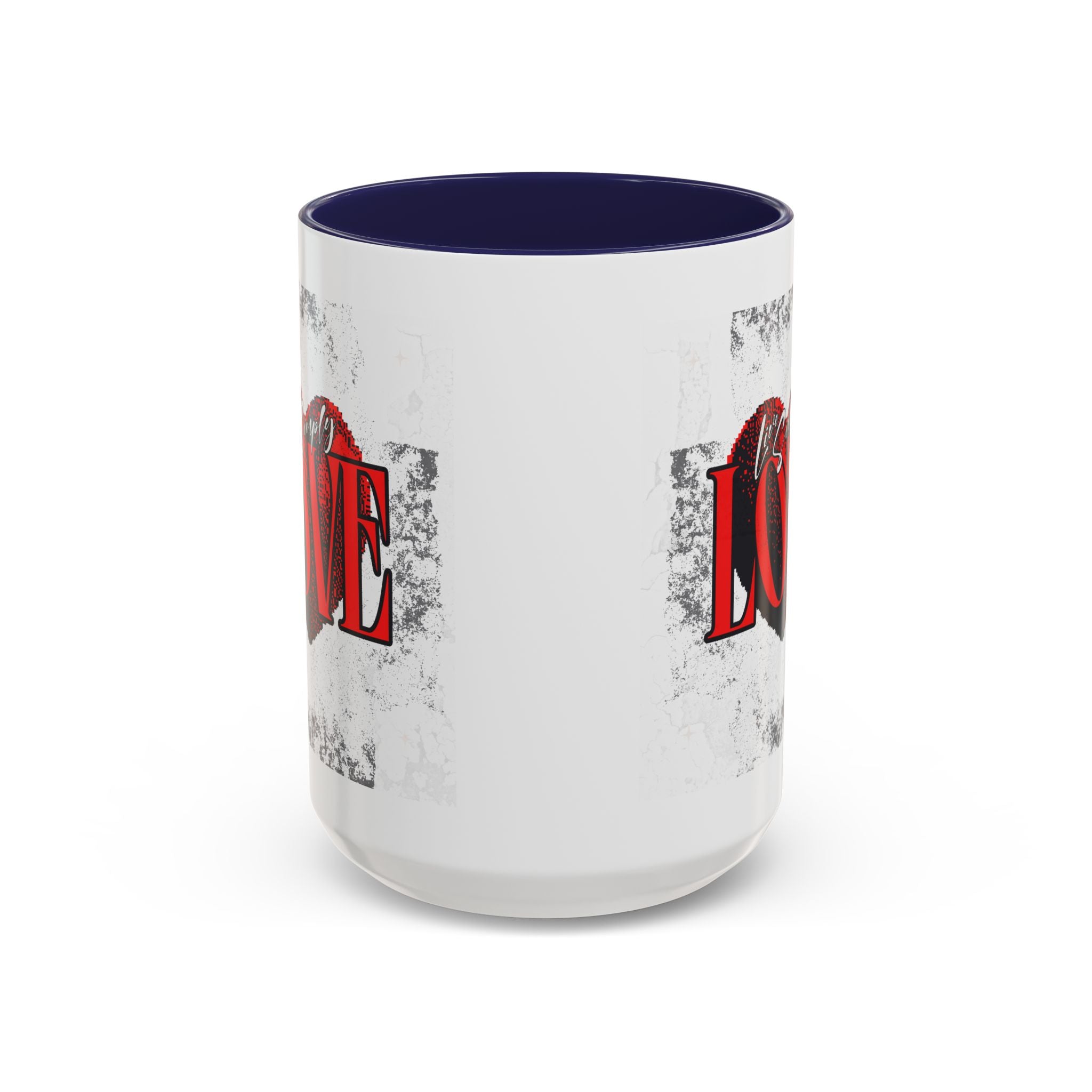Love Accent Coffee Mug - Perfect Gift for Valentine's Day, Romantic Gift, Heart Mug, Coffee Lovers, Personalized Mug