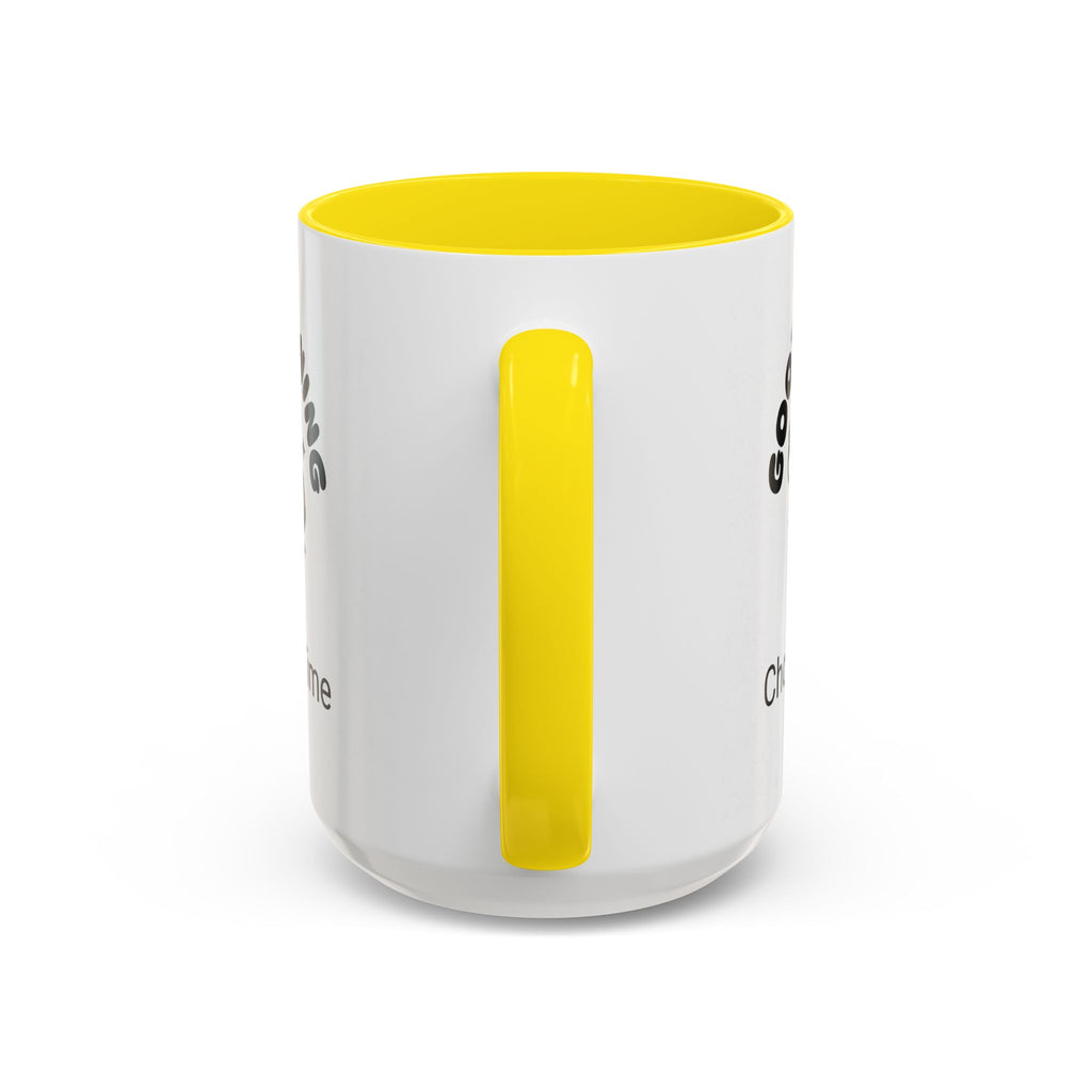 Cheerful Accent Coffee Mug, Good Morning Mug, Hot Beverage Cup, Chocolate Time Gift, Fun Kitchen Decor