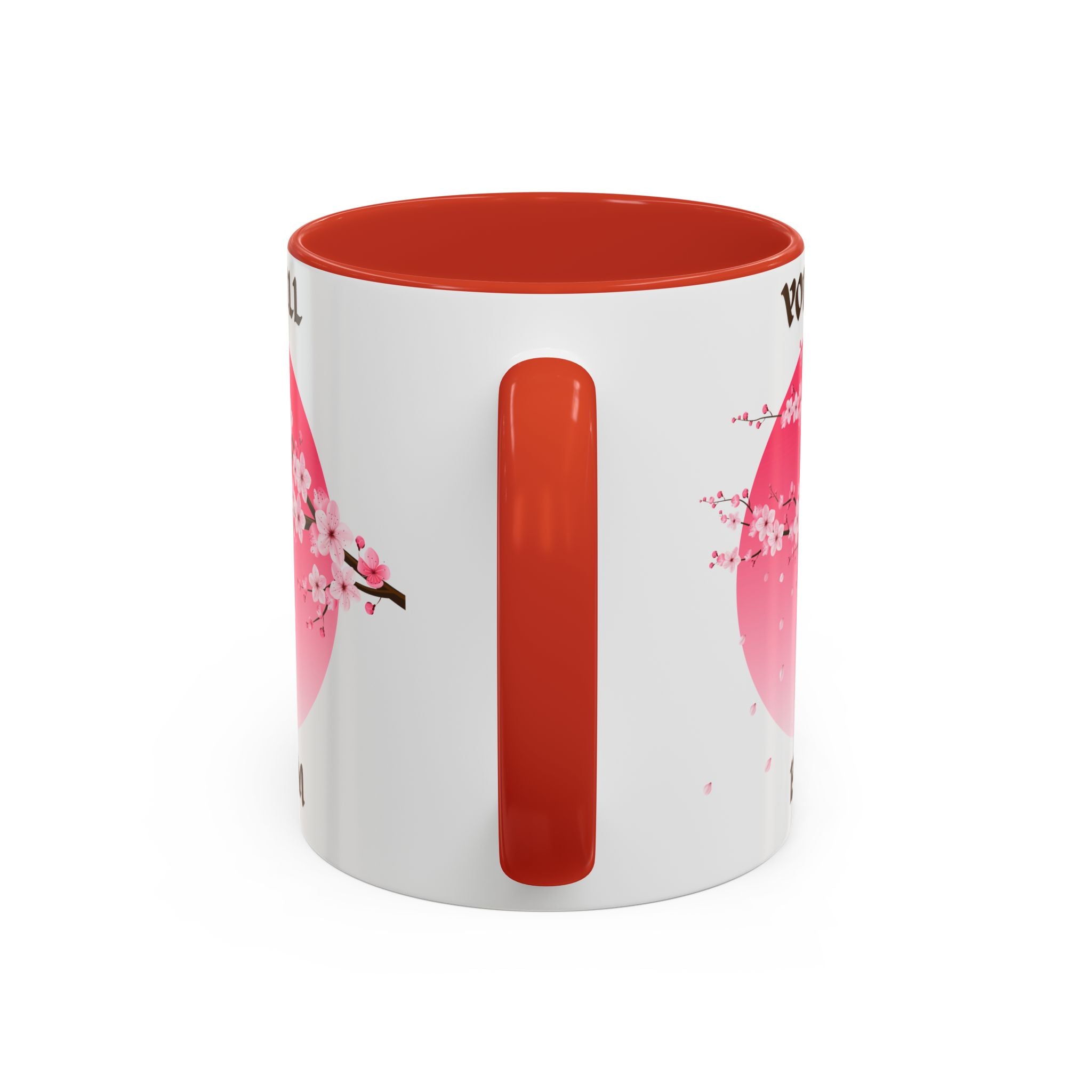 You Will Bloom Accent Coffee Mug — Cherry Blossom Inspirational 11/15oz