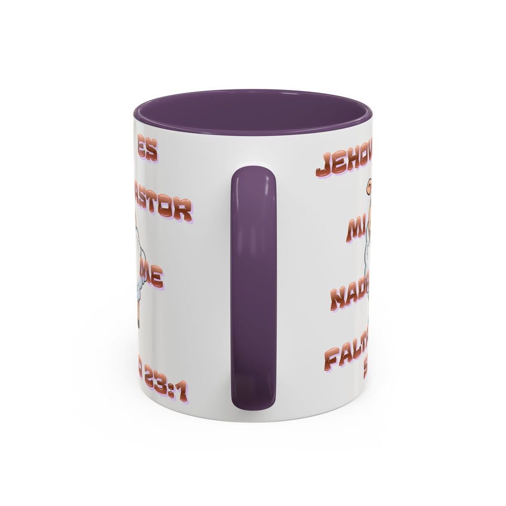 Jehová Es Mi Pastor Coffee Mug — Salmo 23:1 Spanish Christian Accent Mug