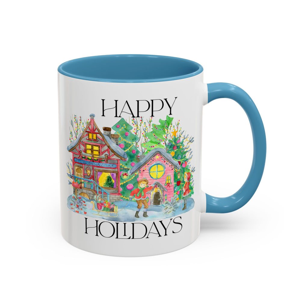 Festive Holiday Coffee Mug - Perfect Gift for Christmas, Winter Decor, Cozy Home Vibe, Holiday Gatherings, Cheerful Sips