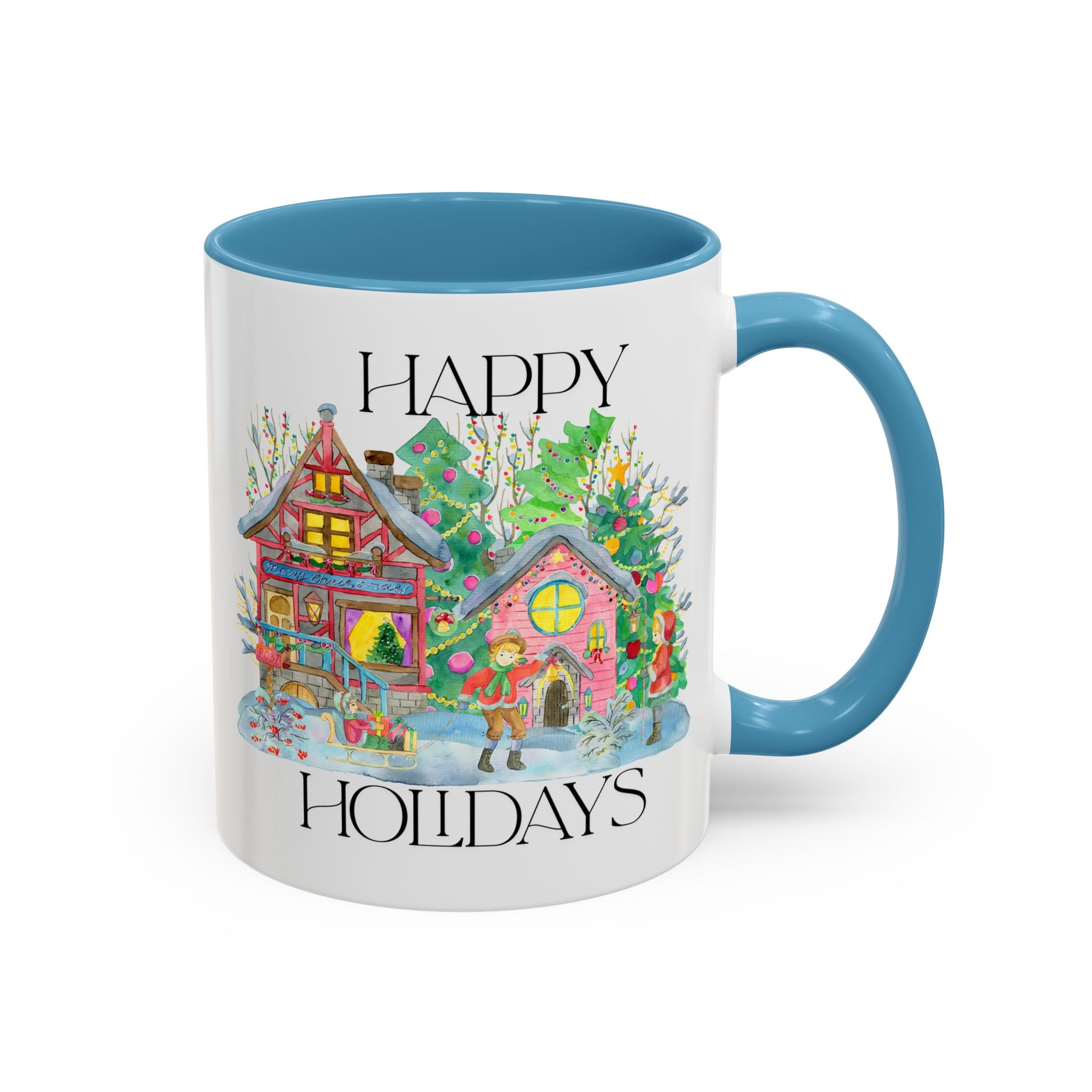 Festive Holiday Coffee Mug - Perfect Gift for Christmas, Winter Decor, Cozy Home Vibe, Holiday Gatherings, Cheerful Sips