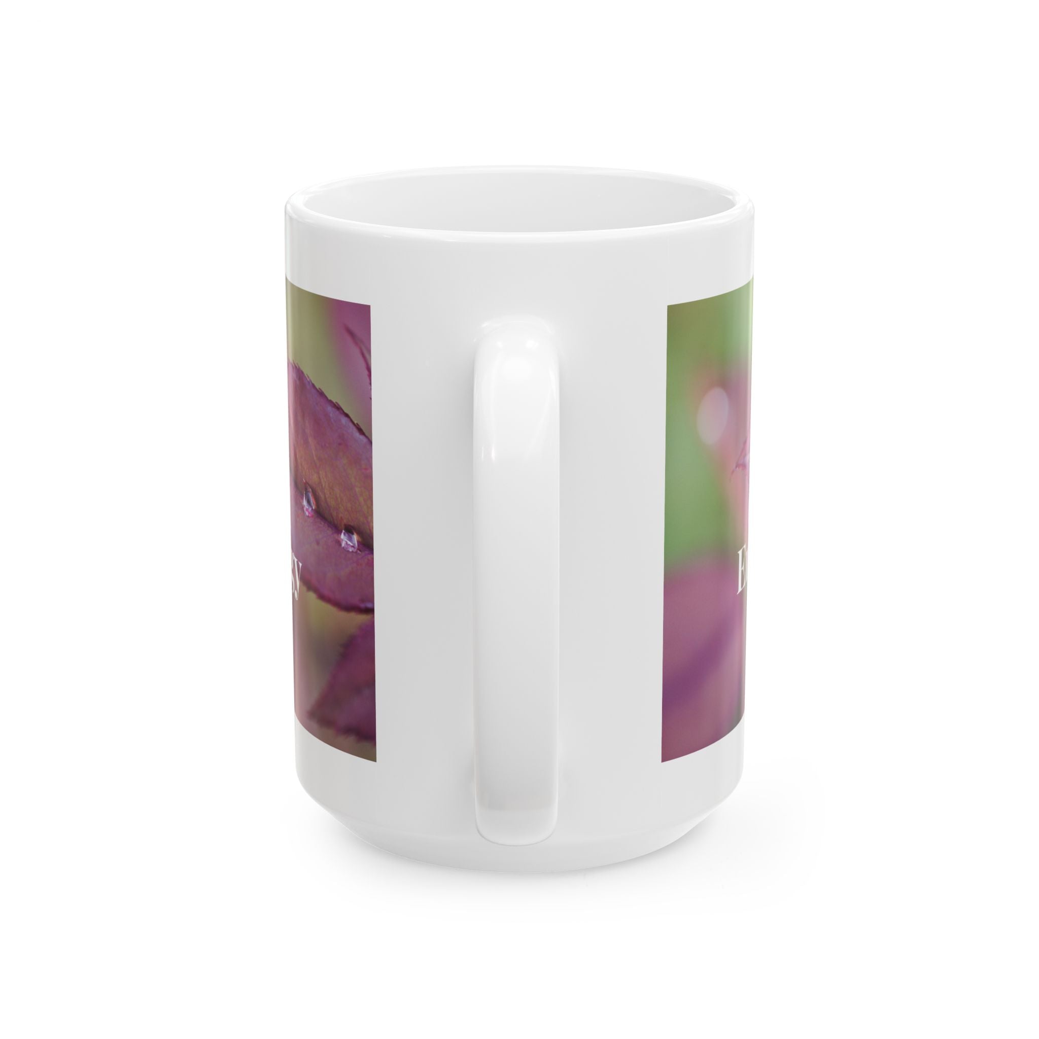 Elegant Floral Ceramic Mug - Perfect Gift for Tea Lovers, Coffee Enthusiasts, Housewarming, Mother's Day, Artist Inspirations