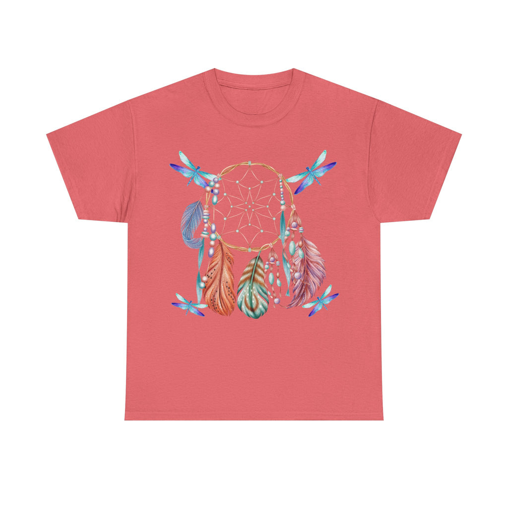 Dreamcatcher Feather T-Shirt — Boho Tribal Feather Graphic Tee