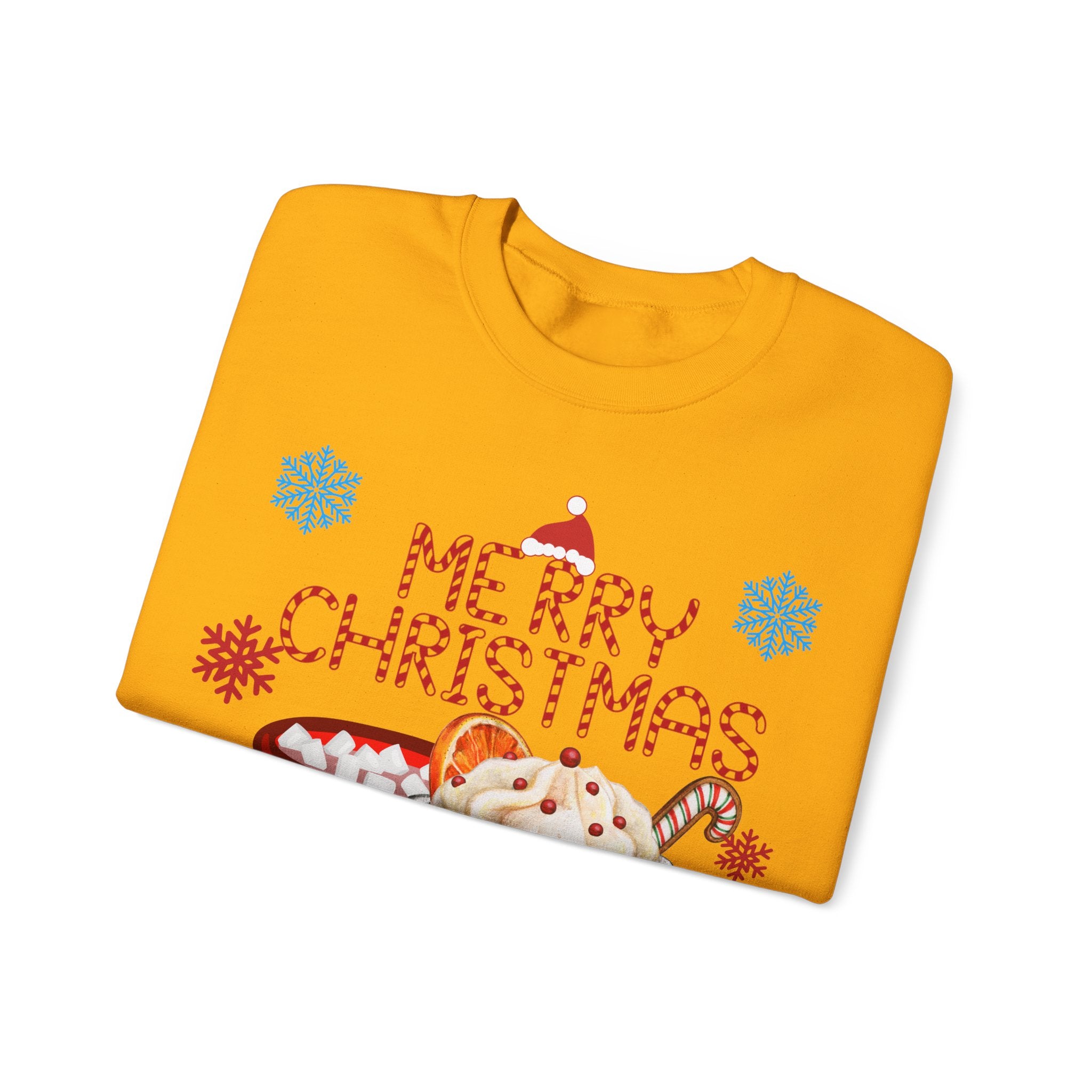 Merry Christmas Hot Cocoa Crewneck Sweatshirt