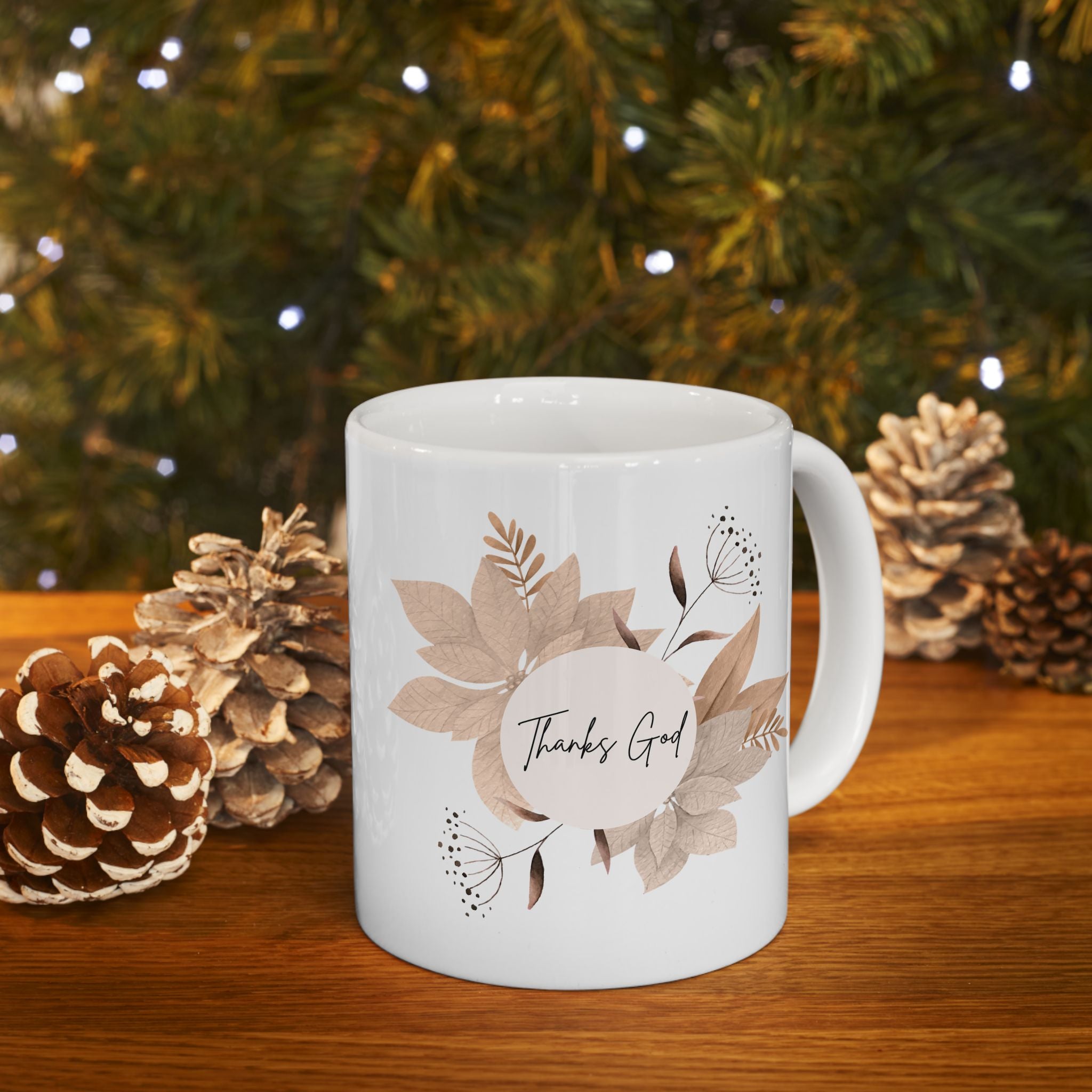Chic Floral Ceramic Mug for Coffee Lovers, Perfect Gift for Friends, Tea Mug, Home Decor, Office Cup, Wedding Present