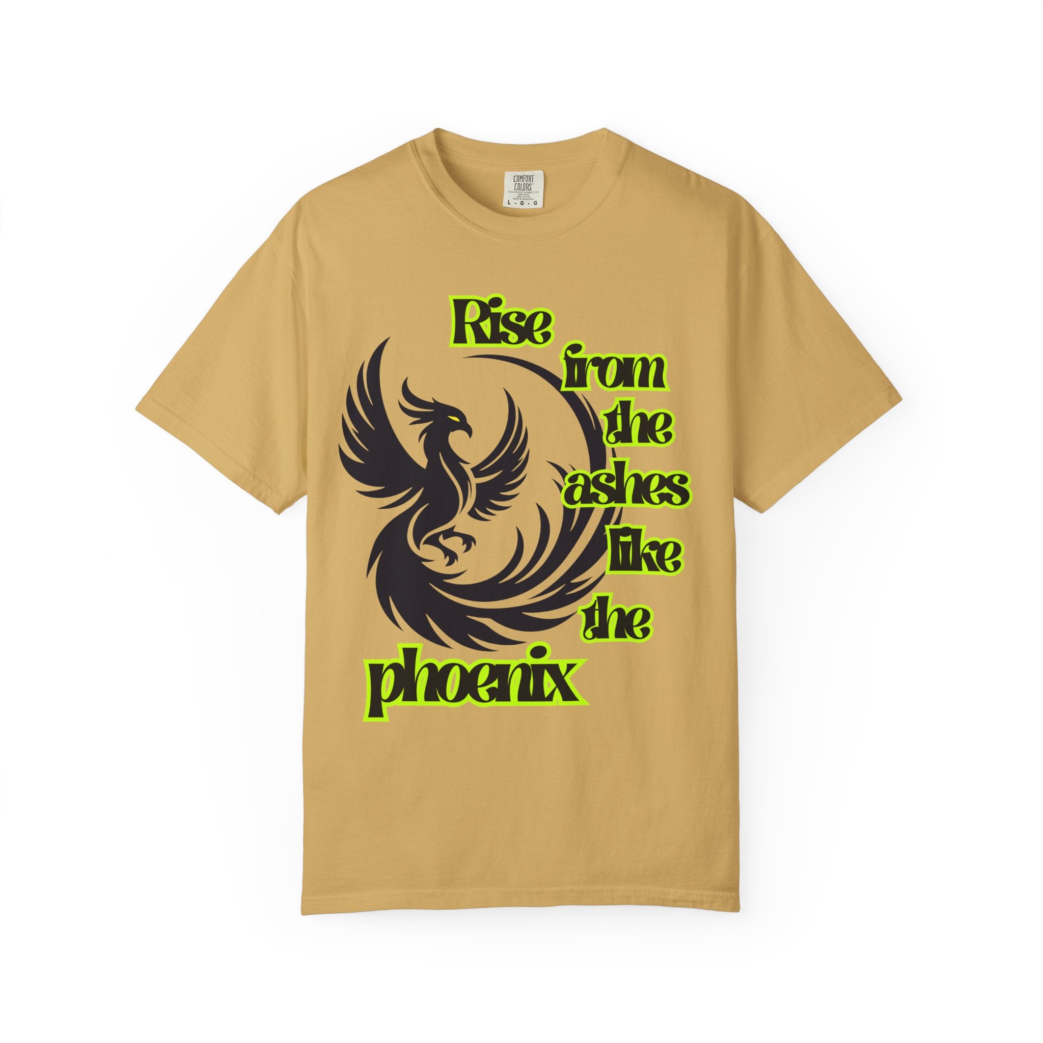 Phoenix Graphic Unisex T-shirt - Empowering 'Rise from the ashes like the phoenix' Design, Casual Wear, Gift for Resilience, [...]