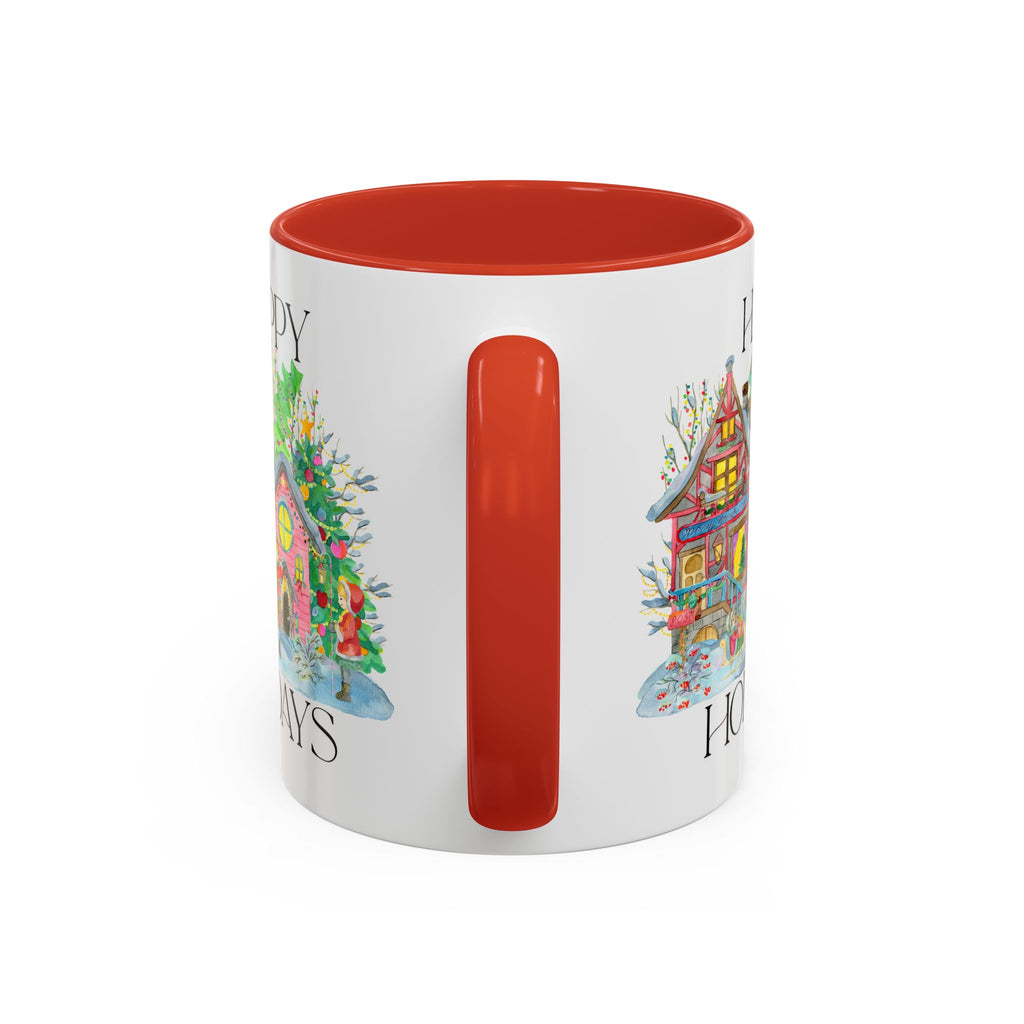 Festive Holiday Coffee Mug - Perfect Gift for Christmas, Winter Decor, Cozy Home Vibe, Holiday Gatherings, Cheerful Sips