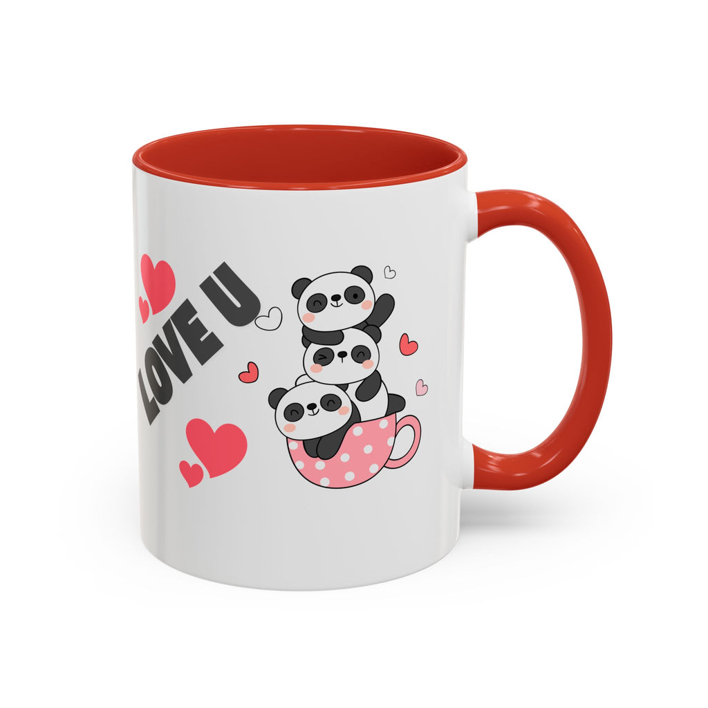 Adorable Panda Love Coffee Mug - Perfect Gift for Couples, Birthdays, Valentine's Day, Cute Kitchen Decor