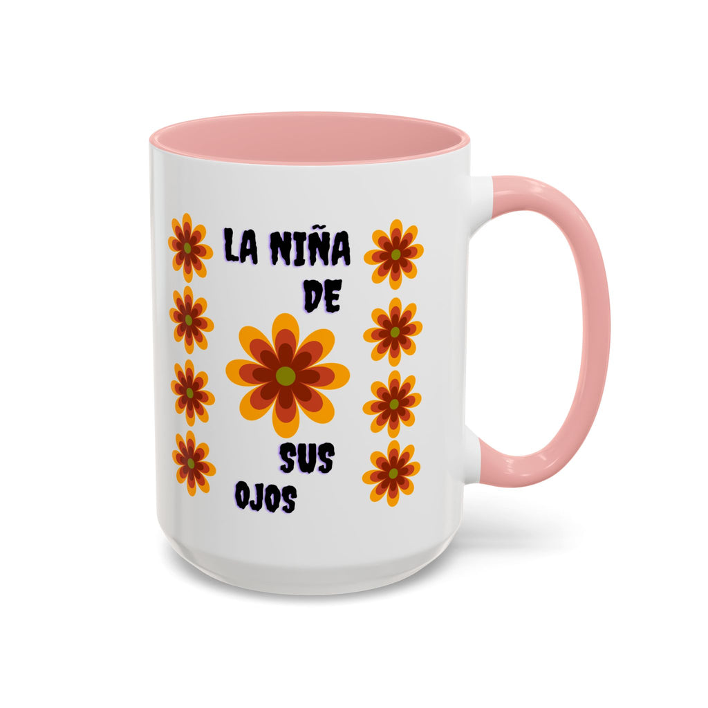 Bright Floral Accent Coffee Mug for Gifts, Home Decor, Coffee Lovers, Spanish Quote, Perfect for Special Occasions