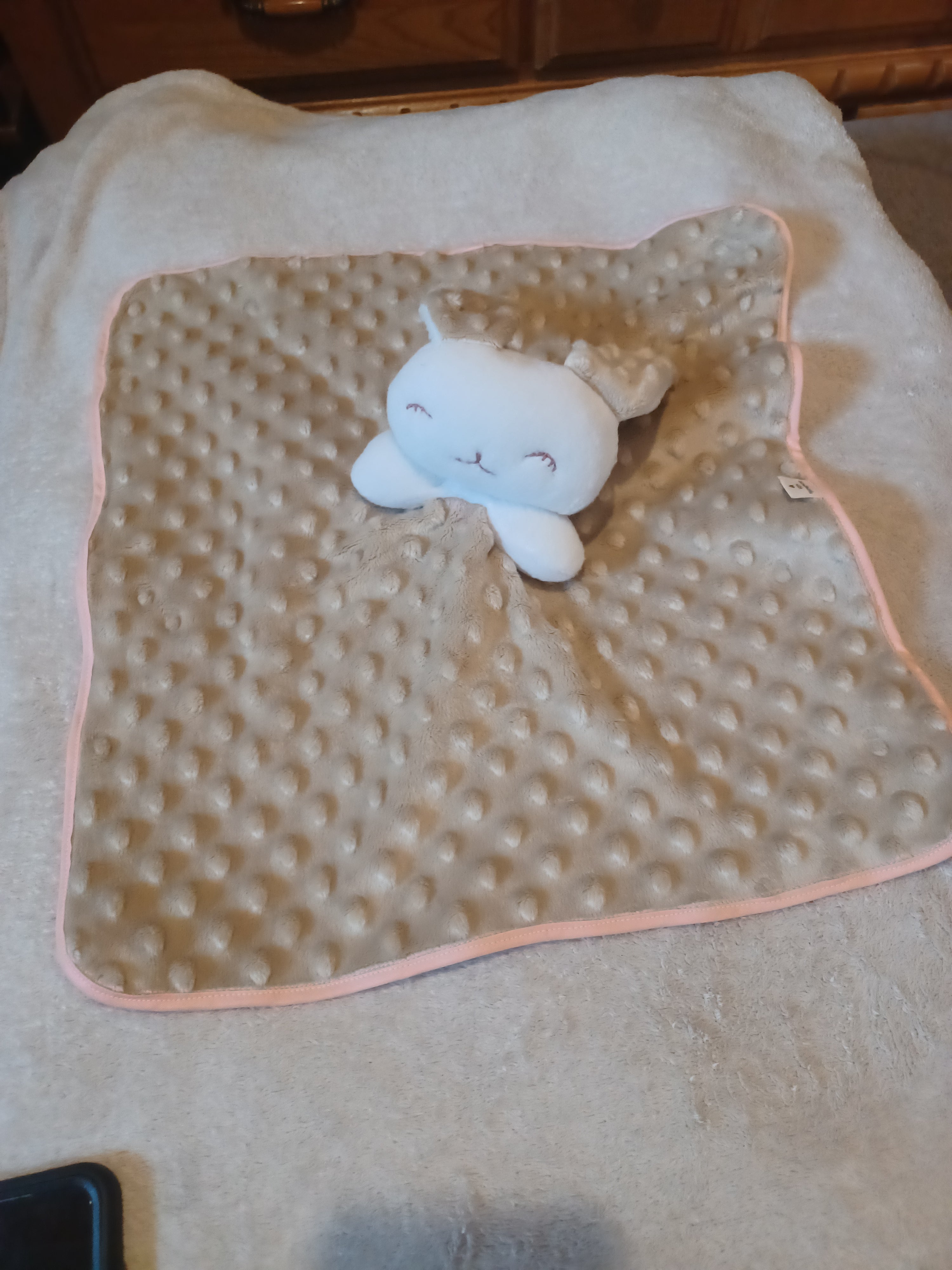 Manta de Seguridad de Conejito Para Bebés