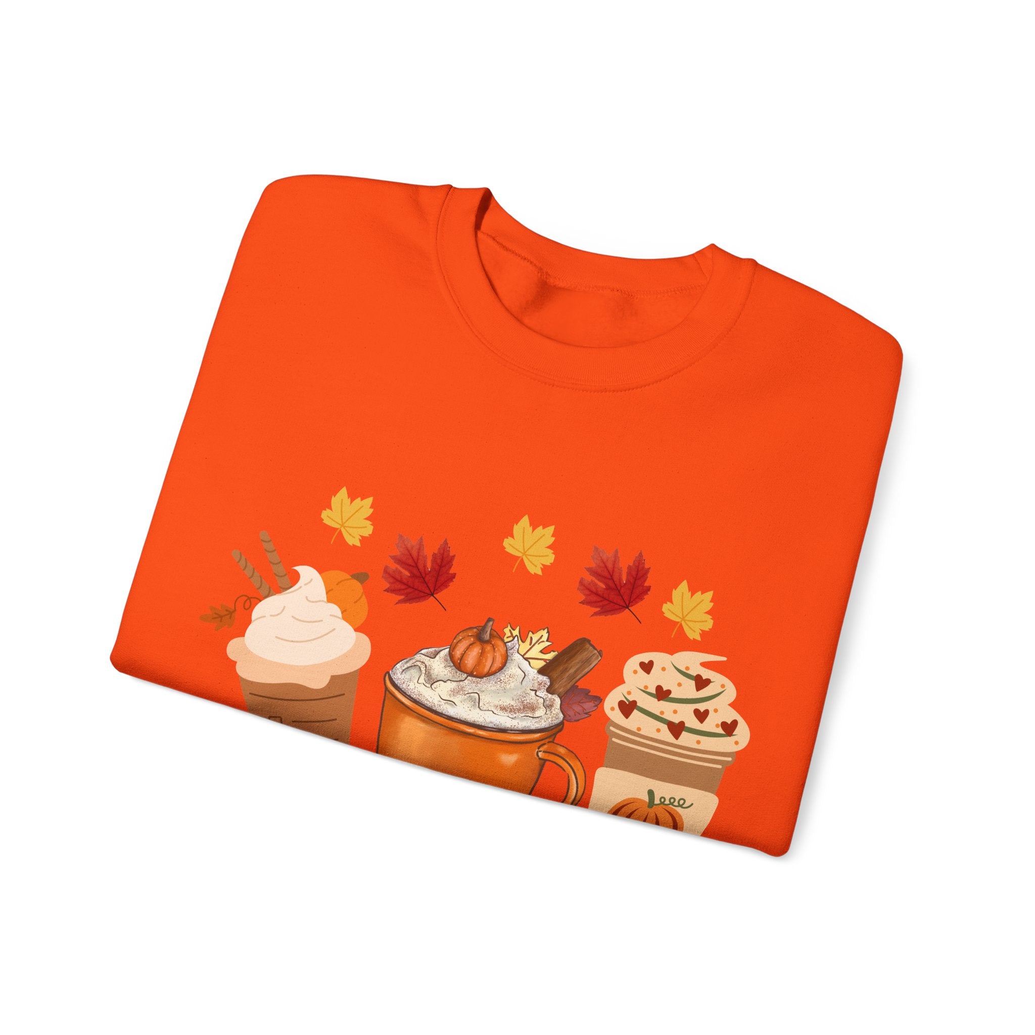 Autumn Vibes Sweatshirt, Cozy Crewneck for Fall, Pumpkin Spice Sweatshirt, Cute Gift for Thanksgiving, Warm Fashion Statement