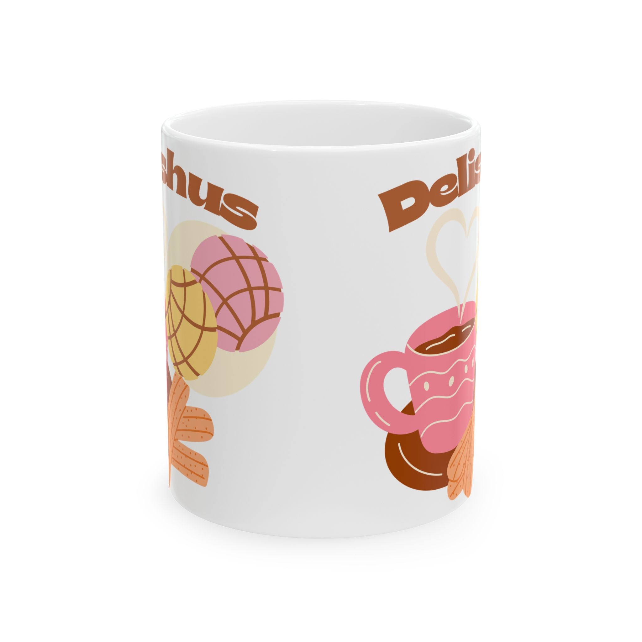 Delicious Donuts Ceramic Mug - Sweet Treats Coffee Cup