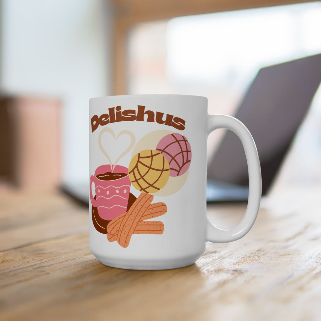 Delicious Donuts Ceramic Mug - Sweet Treats Coffee Cup