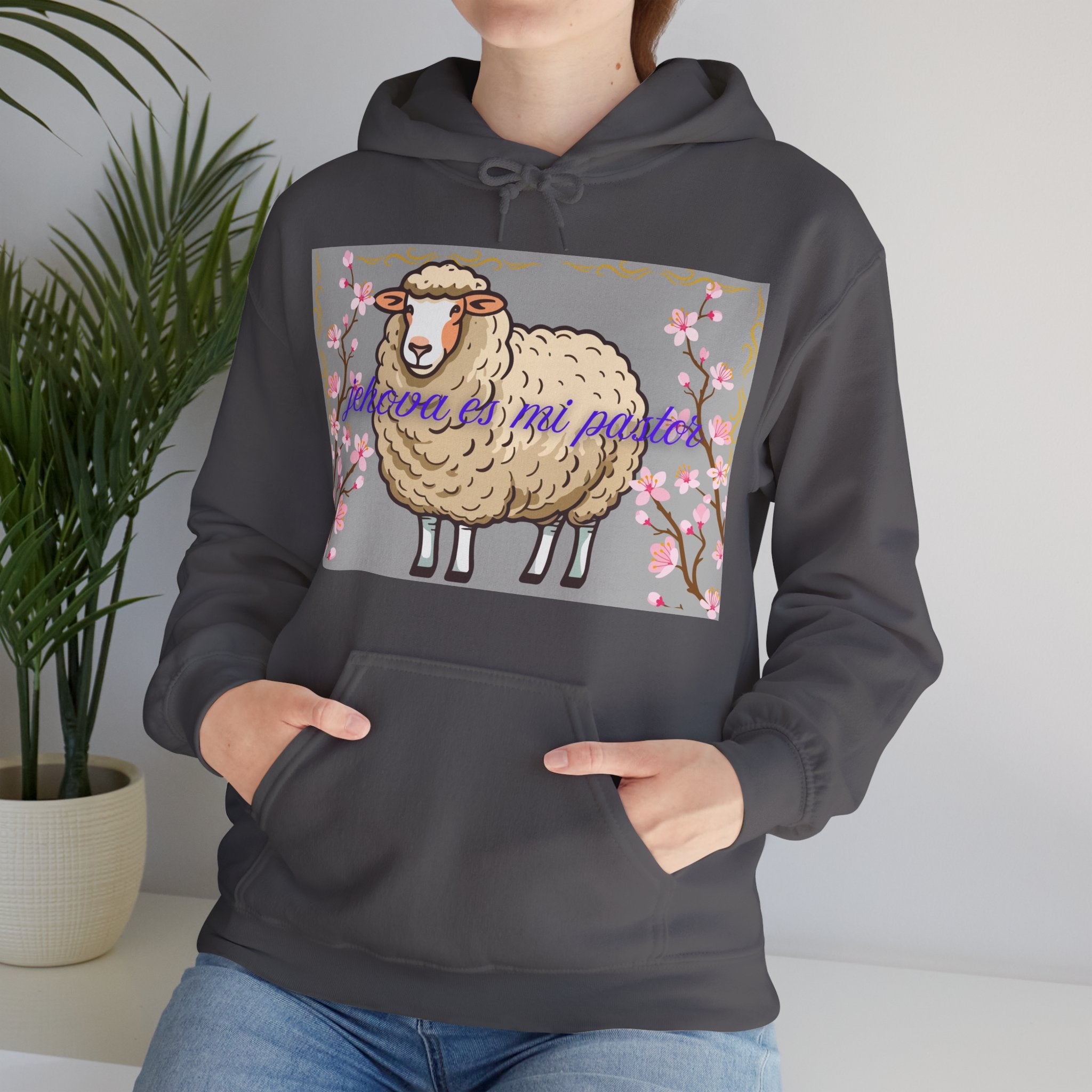 Whimsical Sheep Hoodie - Cozy Unisex Sweatshirt, Cute Gift for Animal Lovers, Spring Fashion, Perfect for Easter, Casual Wear