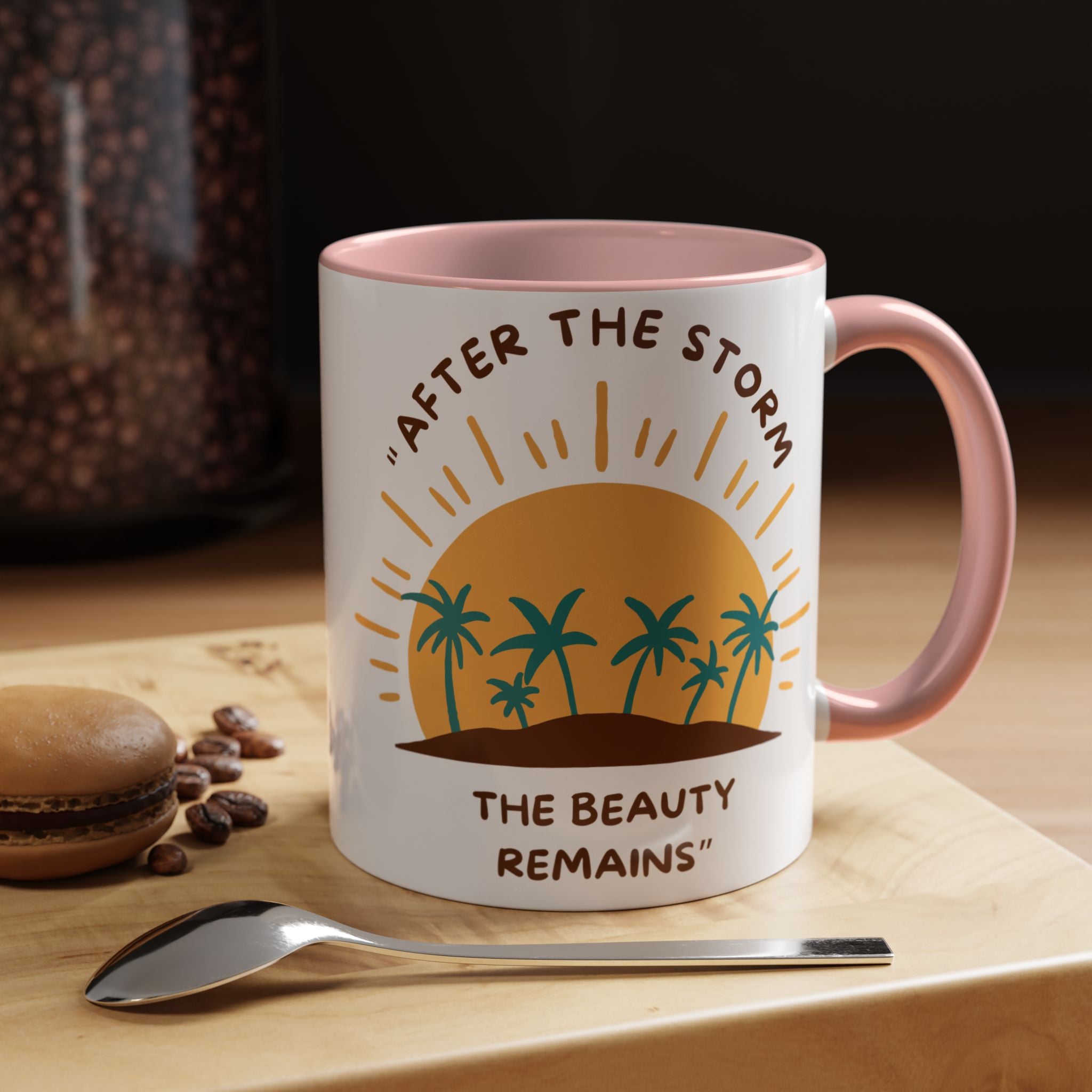 Inspirational Coffee Mug, Coffee Lover Gift, Motivational Ceramic Mug, Beach Decor, Tropical Kitchen Accessories, Home Office Mug, [...]