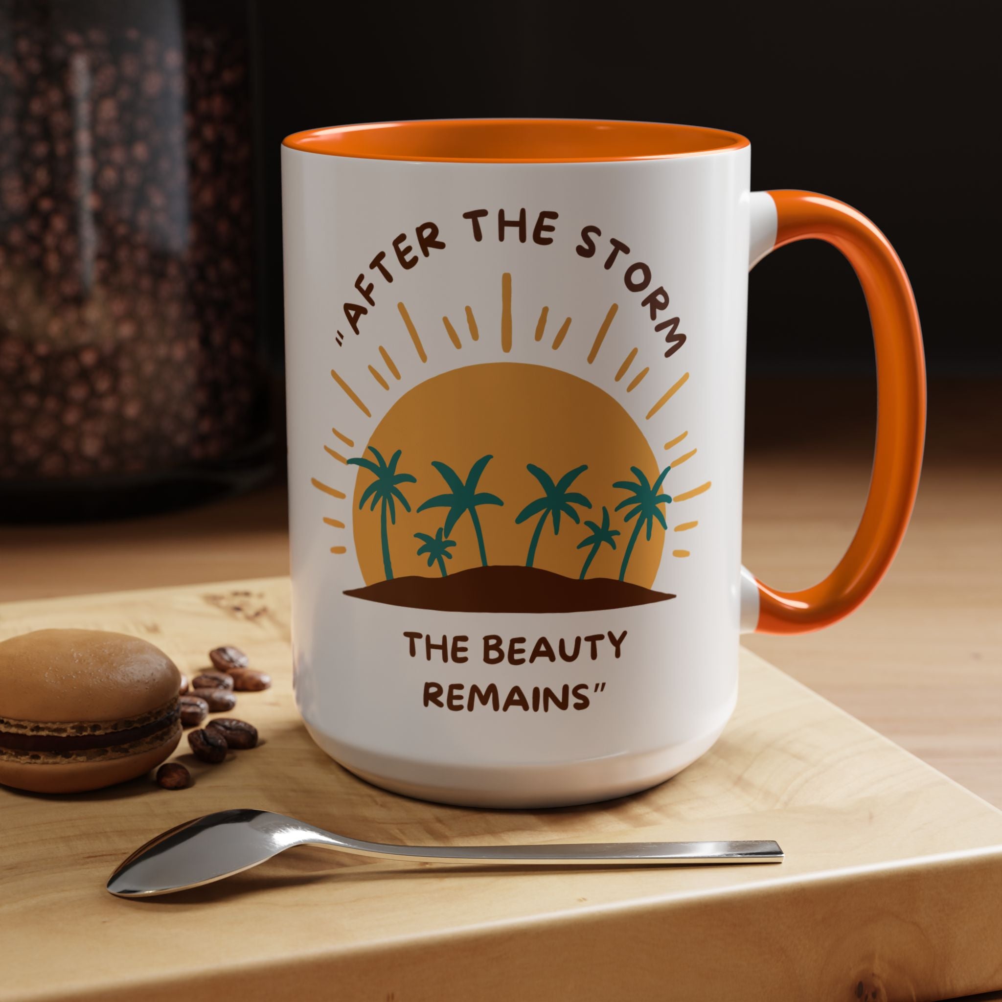 Inspirational Coffee Mug, Coffee Lover Gift, Motivational Ceramic Mug, Beach Decor, Tropical Kitchen Accessories, Home Office Mug, [...]