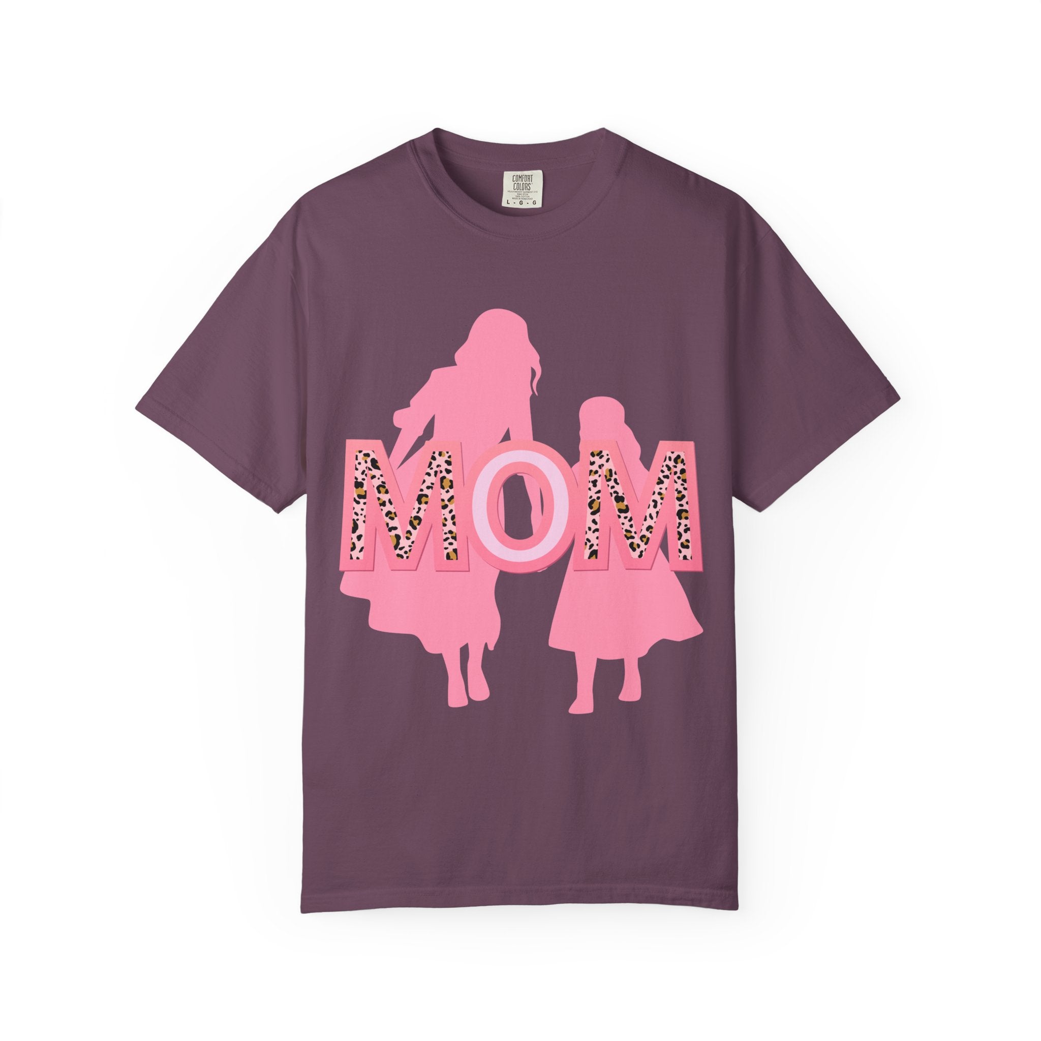 Mom & Me Garment-Dyed T-shirt, Cute Matching Tees, Mother's Day Gift, Family Outing Shirt, Mommy Daughter Outfit, Trendy Casual Wear