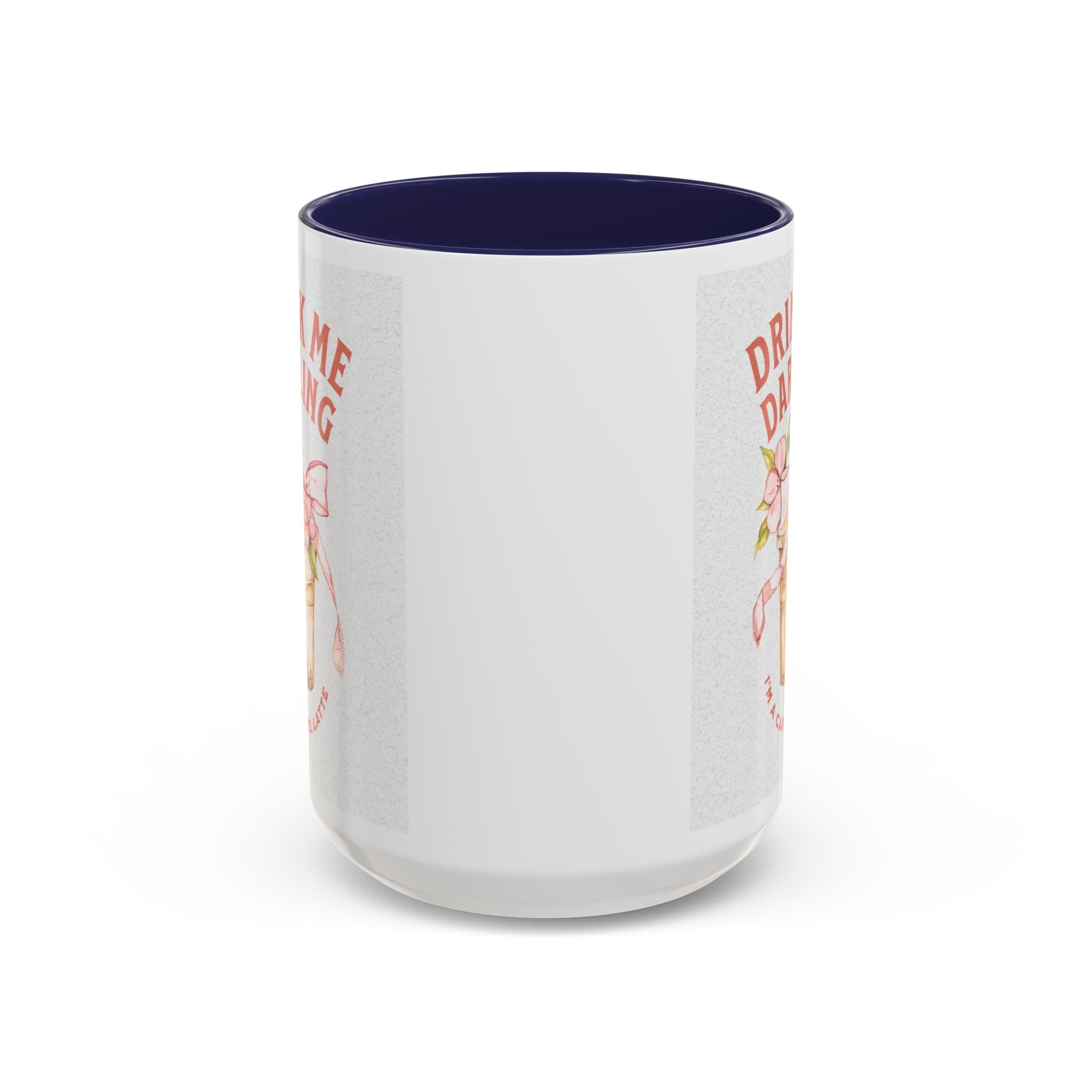 Darling Caramel Latte Coffee Mug - Fun Accent Design for Coffee Lovers