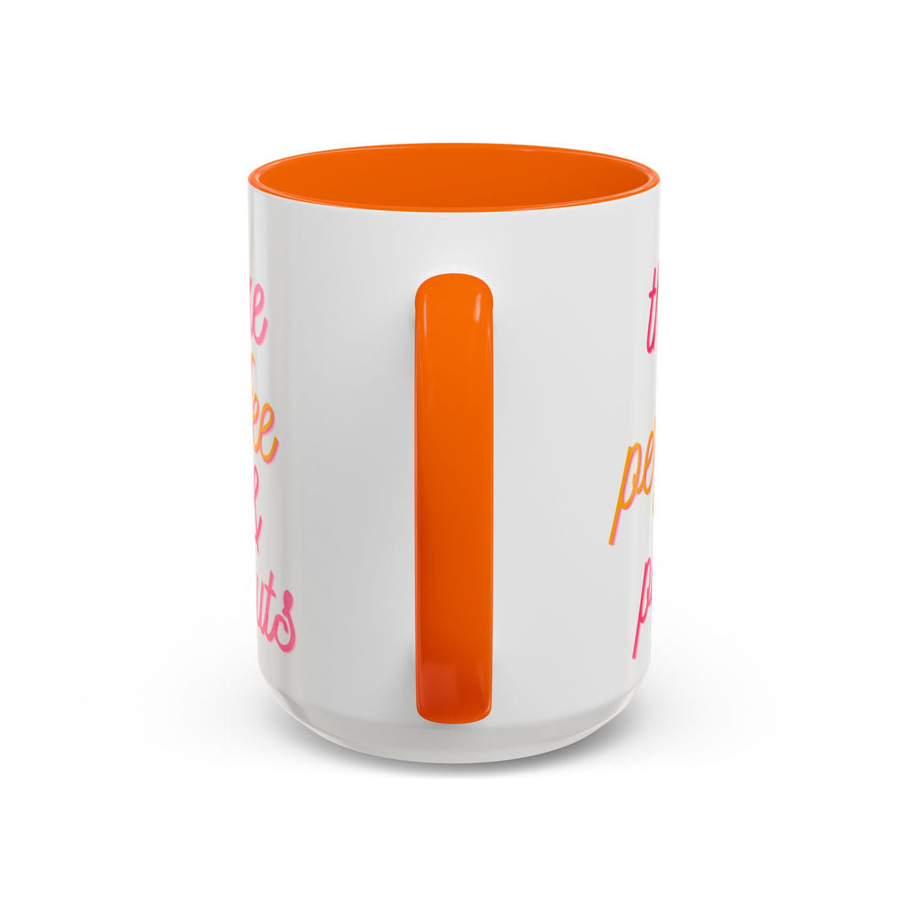 Like Coffee & Donuts Accent Coffee Mug — Cute Donut & Coffee Cup Design (11/15oz)