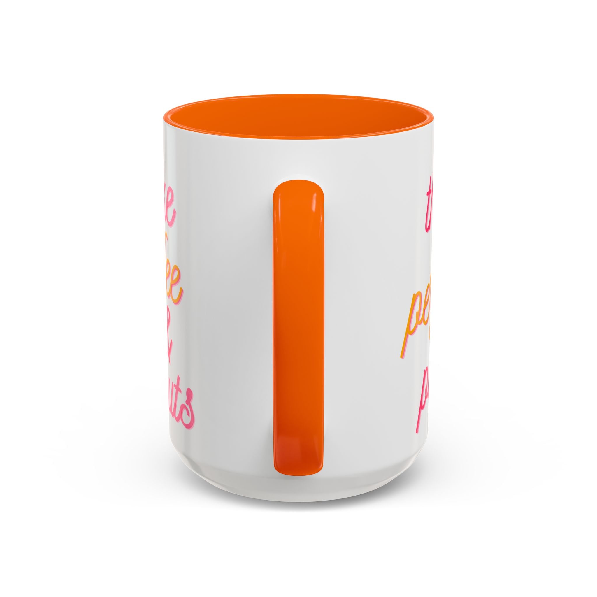 Like Coffee & Donuts Accent Coffee Mug — Cute Donut & Coffee Cup Design (11/15oz)