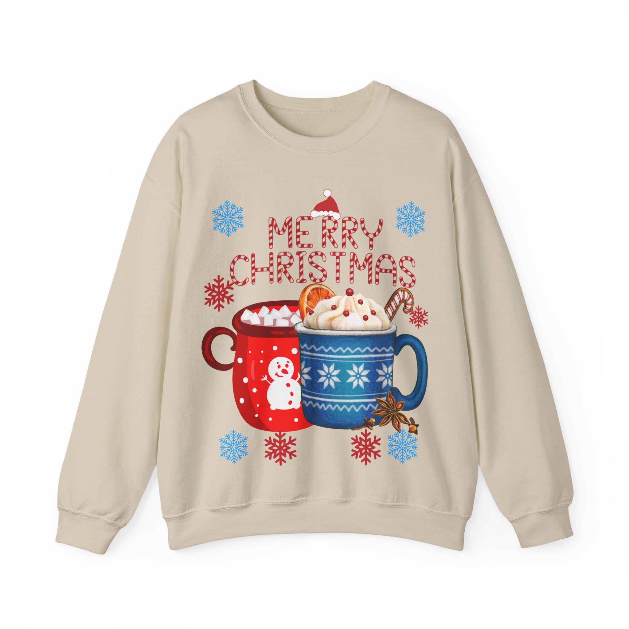 Merry Christmas Hot Cocoa Crewneck Sweatshirt