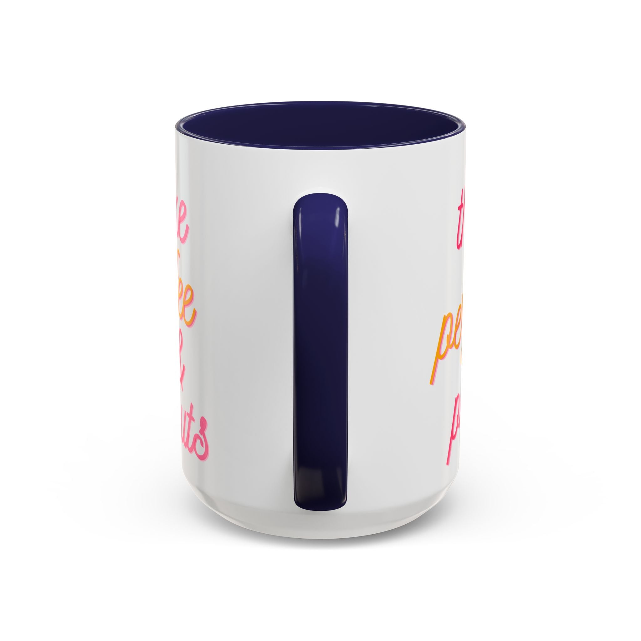 Like Coffee & Donuts Accent Coffee Mug — Cute Donut & Coffee Cup Design (11/15oz)