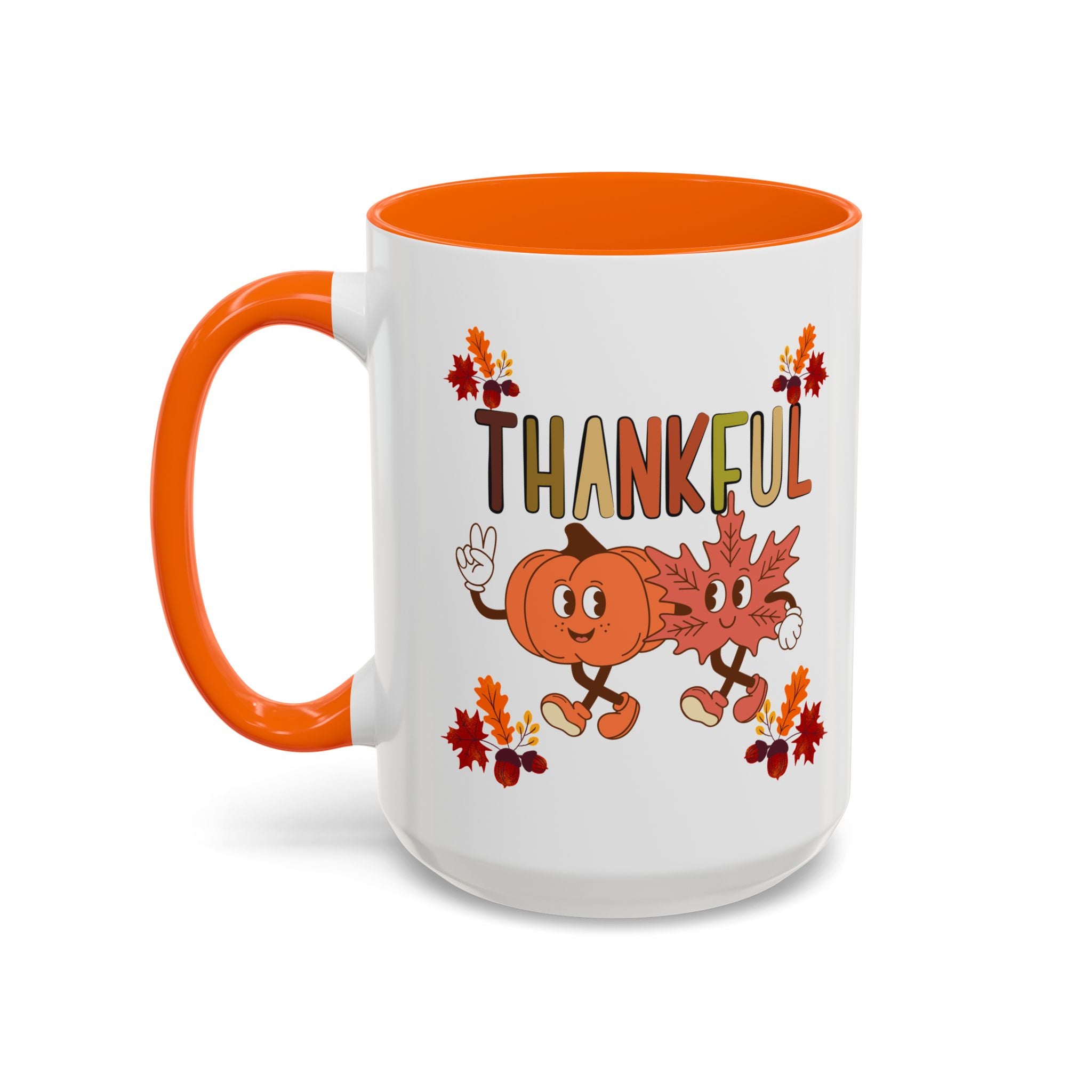Gratitude Coffee Mug, Thankful Autumn Ceramic Cup, Thanksgiving Gift, Seasonal Drinkware, Fall Decor
