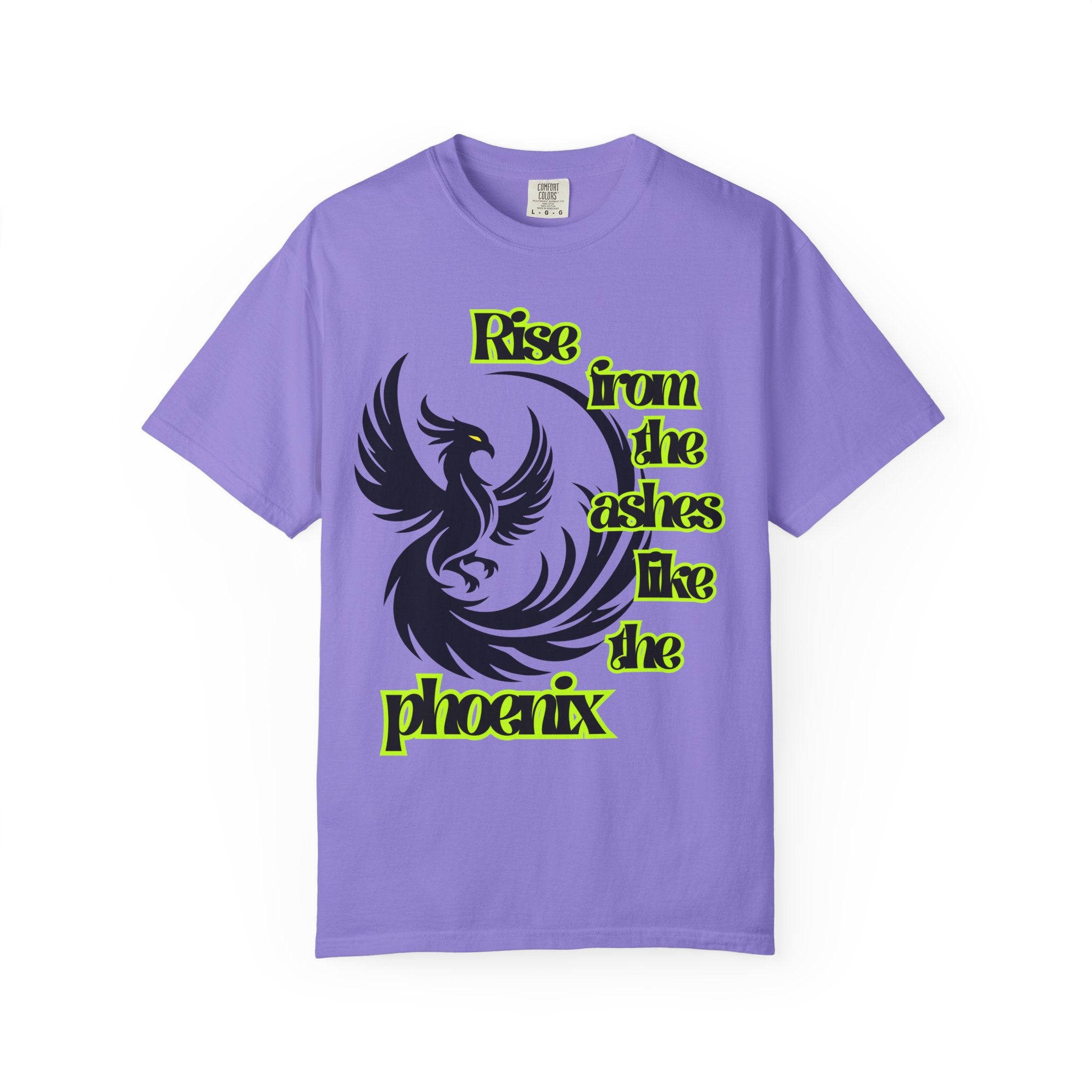 Phoenix Graphic Unisex T-shirt - Empowering 'Rise from the ashes like the phoenix' Design, Casual Wear, Gift for Resilience, [...]