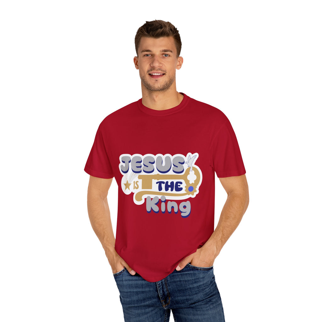 Jesus Is The King T-Shirt — Retro Christian Faith Tee