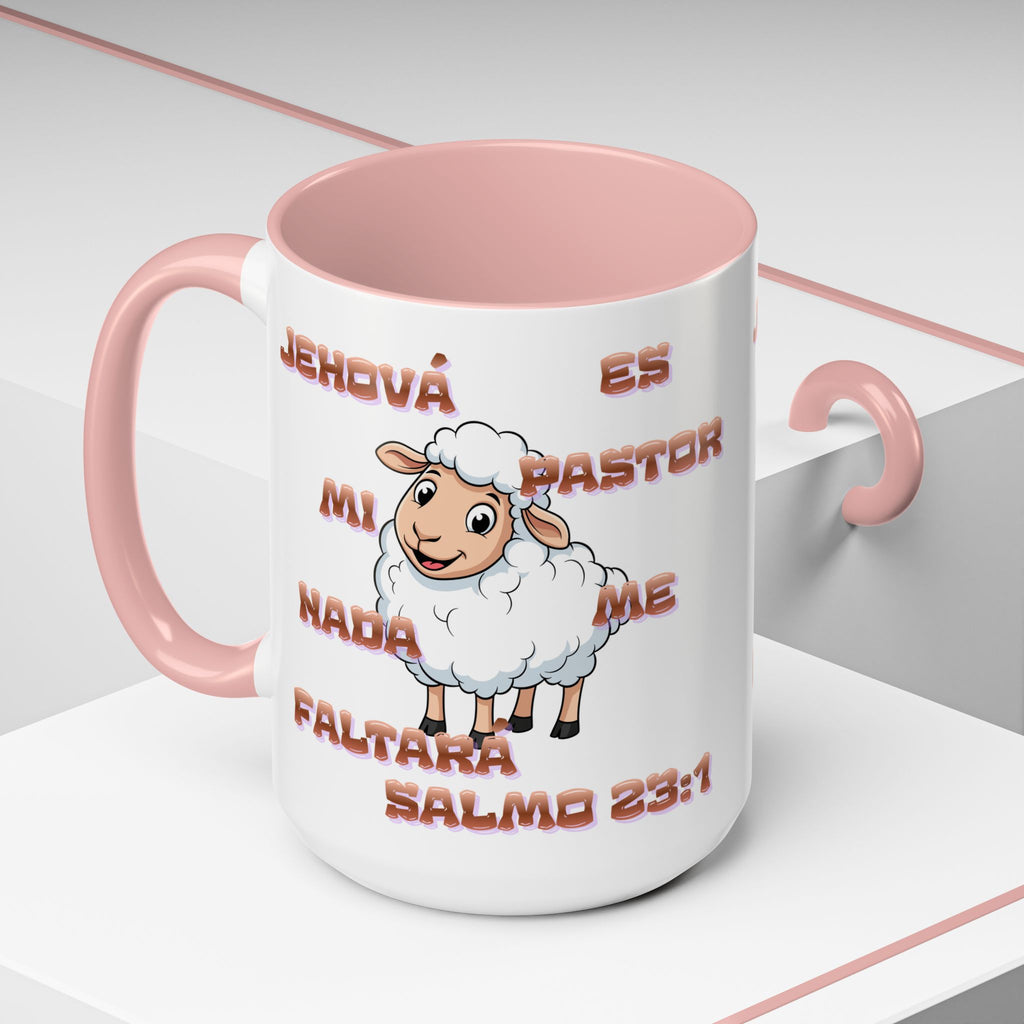 Jehová Es Mi Pastor Coffee Mug — Salmo 23:1 Spanish Christian Accent Mug