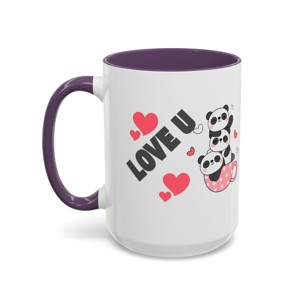 Adorable Panda Love Coffee Mug - Perfect Gift for Couples, Birthdays, Valentine's Day, Cute Kitchen Decor